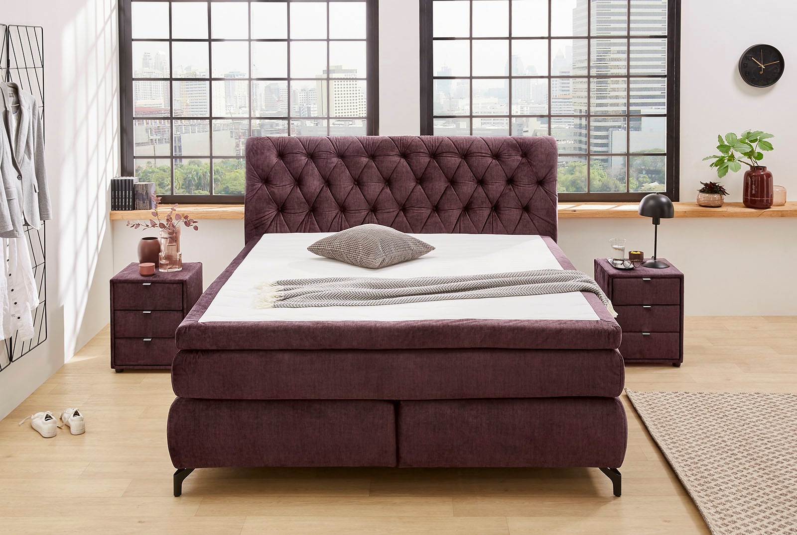 Jockenhöfer Gruppe Boxspringbett »Scarlett«, mit Kaltschaum-Topper