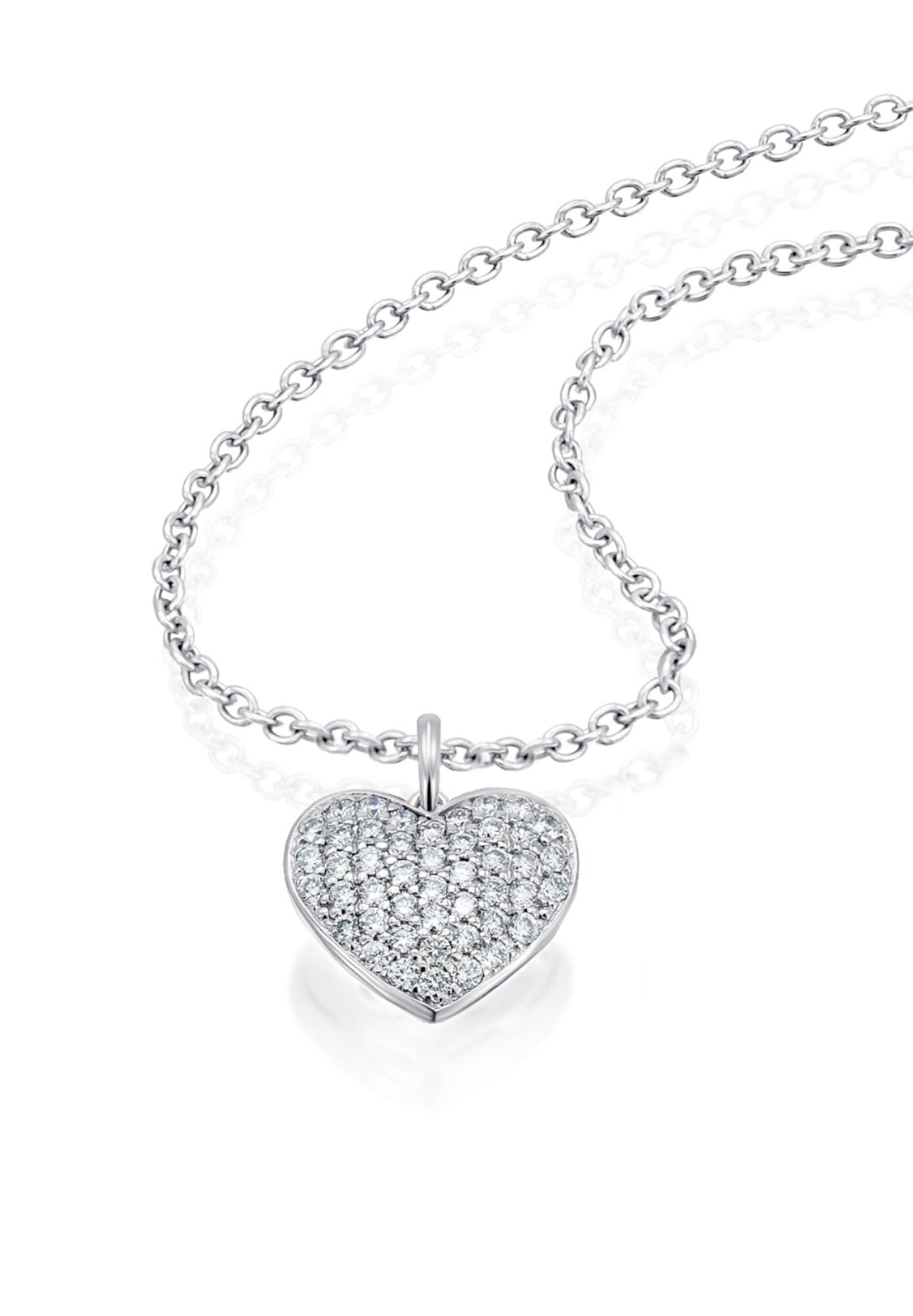 ONE ELEMENT Kettenanhänger »0,25 ct Diamant Brillant Anhänger aus 585 Weißgold«