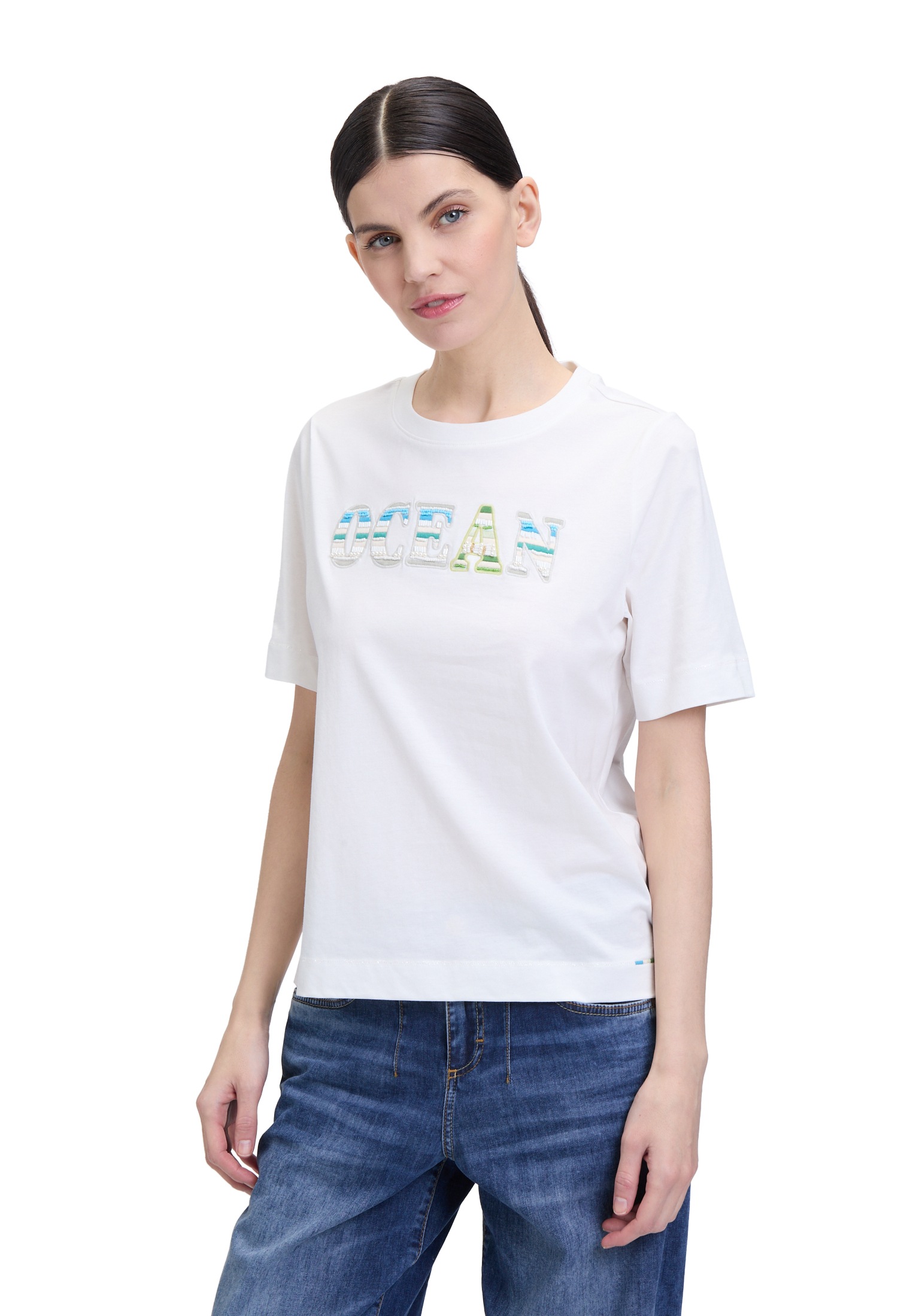 Cartoon T-Shirt »Halbarm-Shirt mit Rundhalsausschnitt«