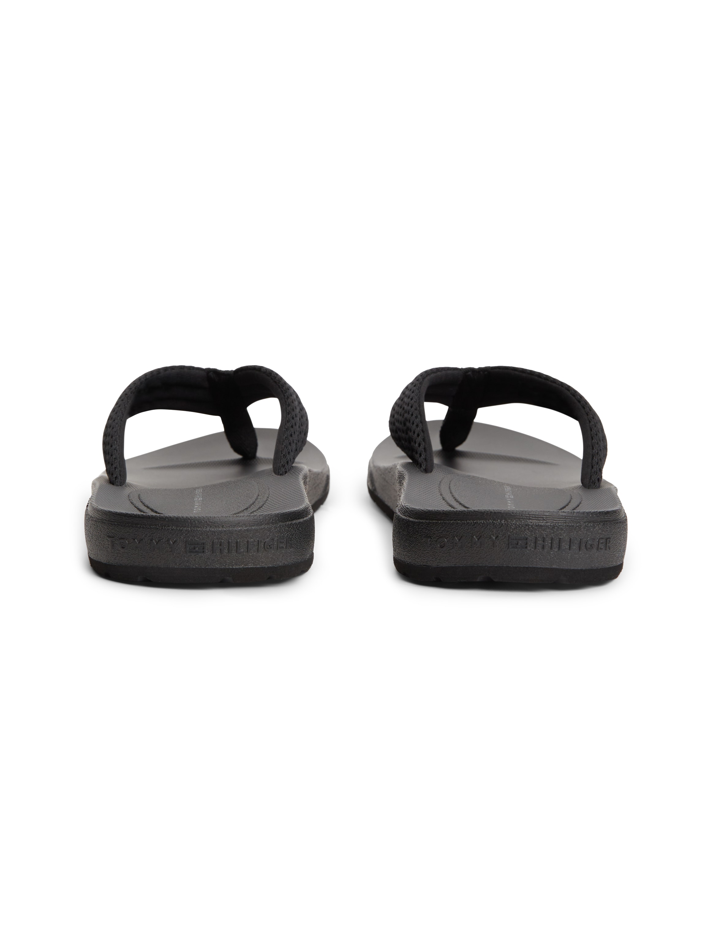 Tommy Hilfiger Zehentrenner »MOLDED PADDED HILFIGER B SANDAL«  Strandschuh, Sommerschuh, Poolslide mit Kontrastbesatz