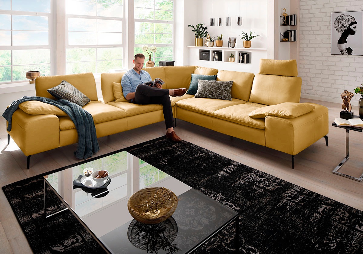 W.SCHILLIG Ecksofa »valentinoo, Designsofa, elegant und bequem, L-Form«, (Set), mit Sitztiefenverstellung, Breite 318 cm