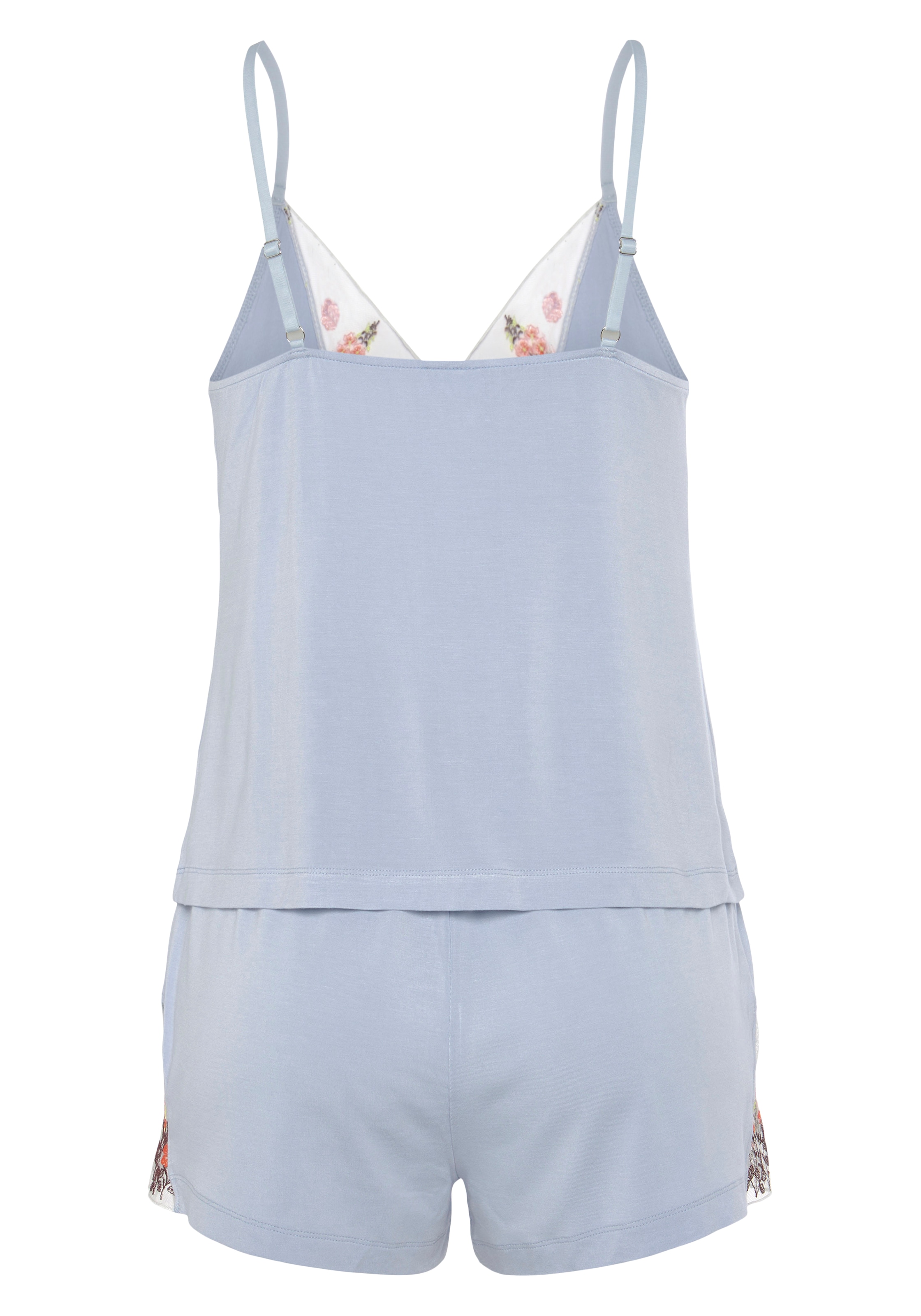LASCANA Shorty, (2 tlg.), mit hübschen Spitzendetails