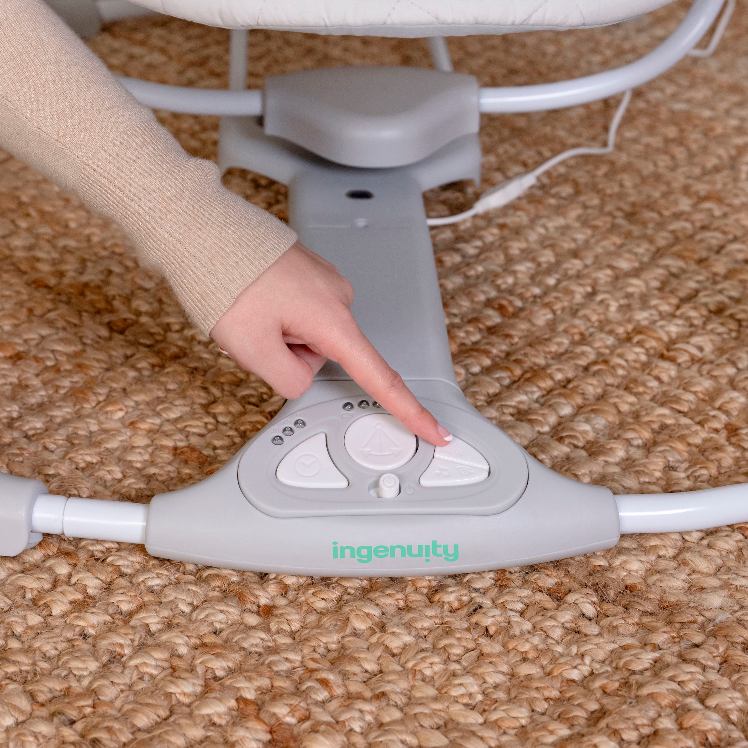 ingenuity Babywippe »Cozy Spot Swing 'n Go Portable Swing« bis 9 kg mit Sound-Effekt