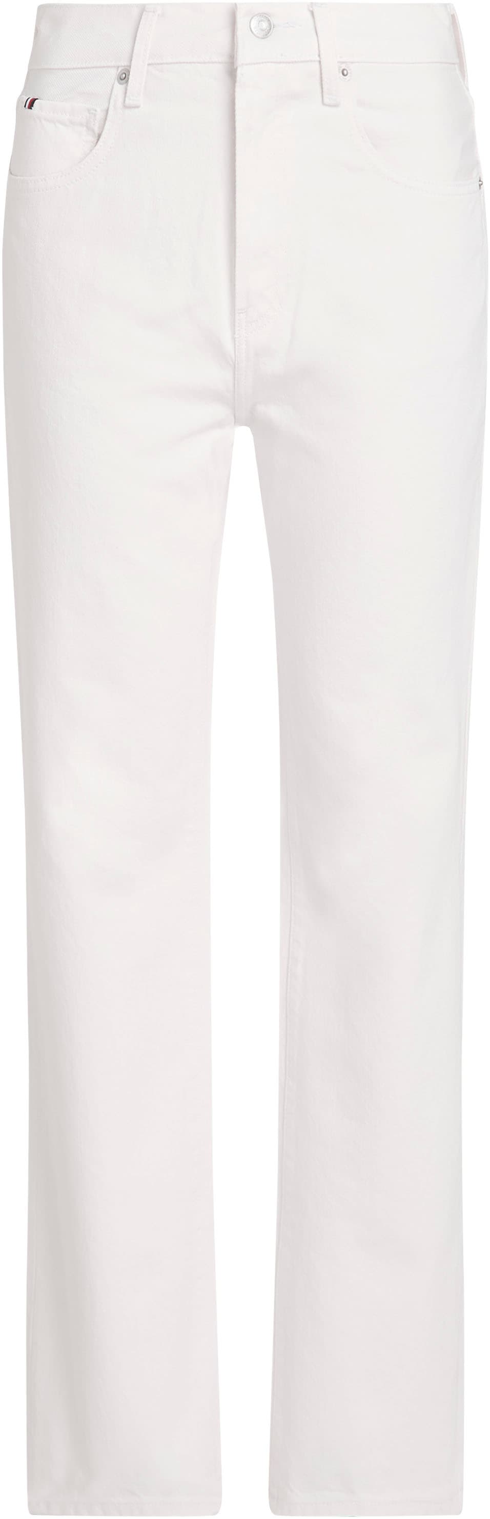 Tommy Hilfiger Bootcut-Jeans »RELAXED BOOTCUT HW ECRU«, mit Tommy Hilfiger Logo-Badge