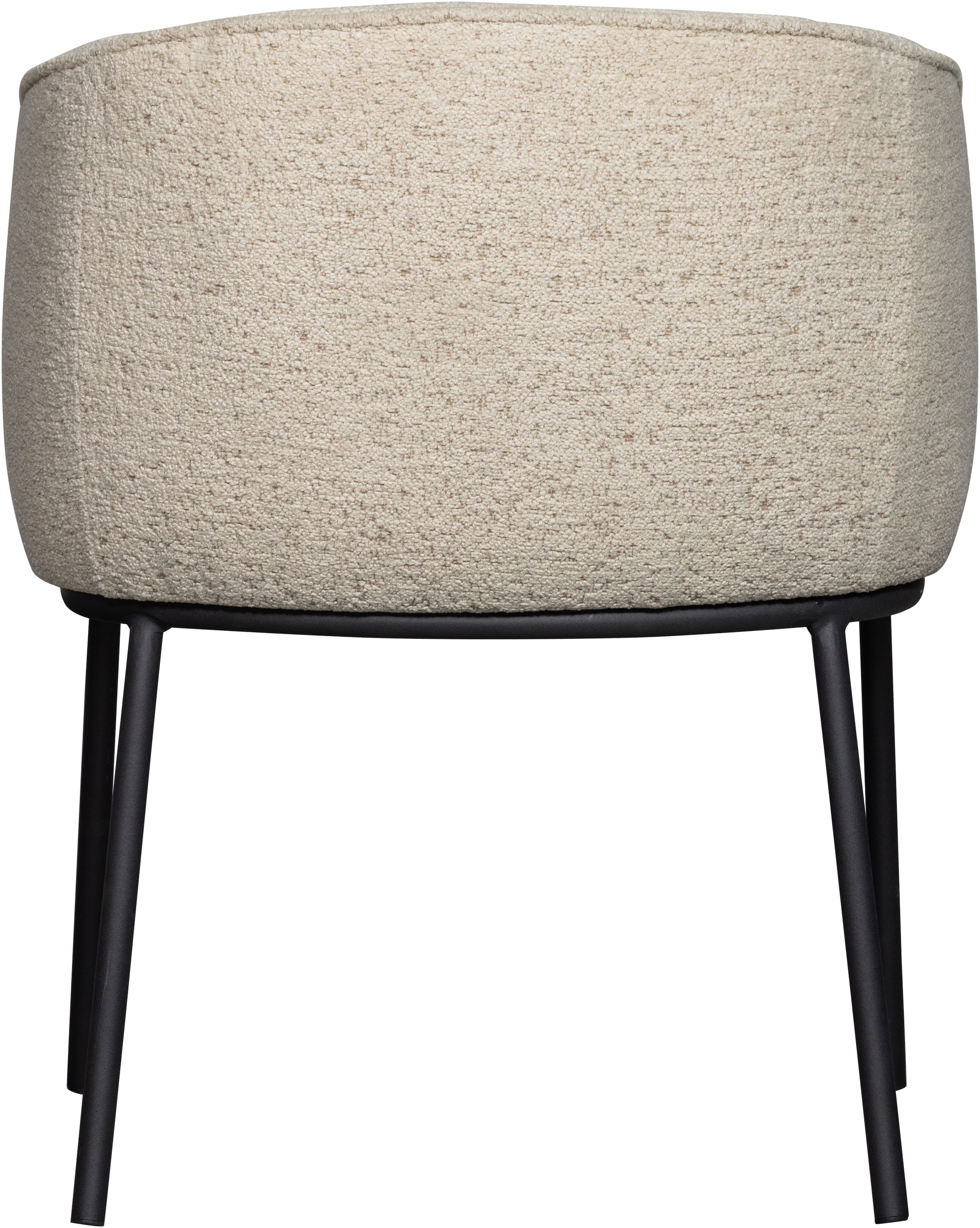 WOOOD Esszimmerstuhl »Leon«, mit Bouclé-Stoff, 4-Fuß-Gestell, H 77 cm x B 61 cm