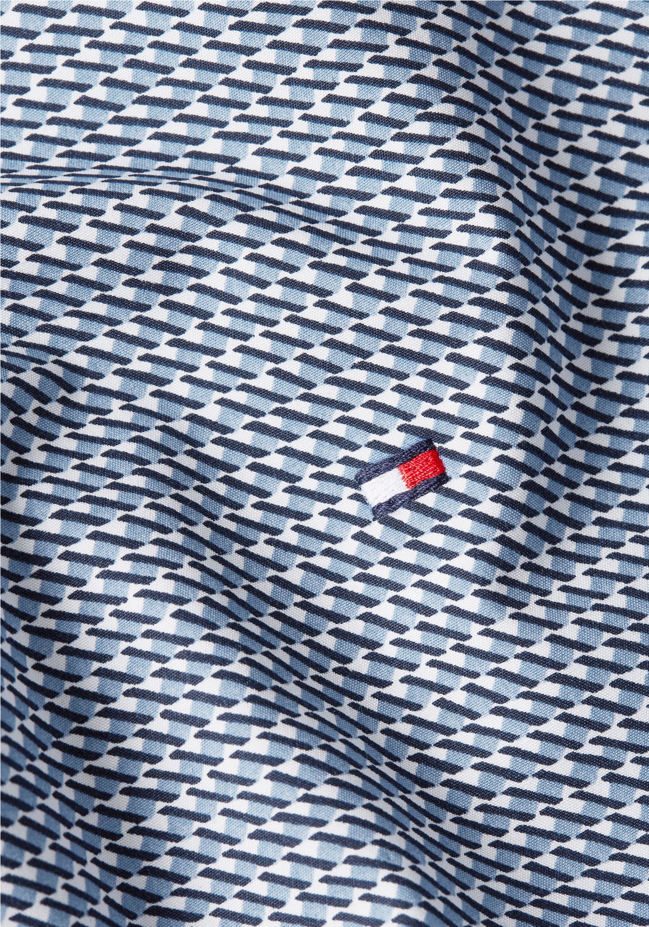 Tommy Hilfiger Langarmhemd »SMALL RETRO PRINT SF SHIRT«, mit Button-down-Kragen