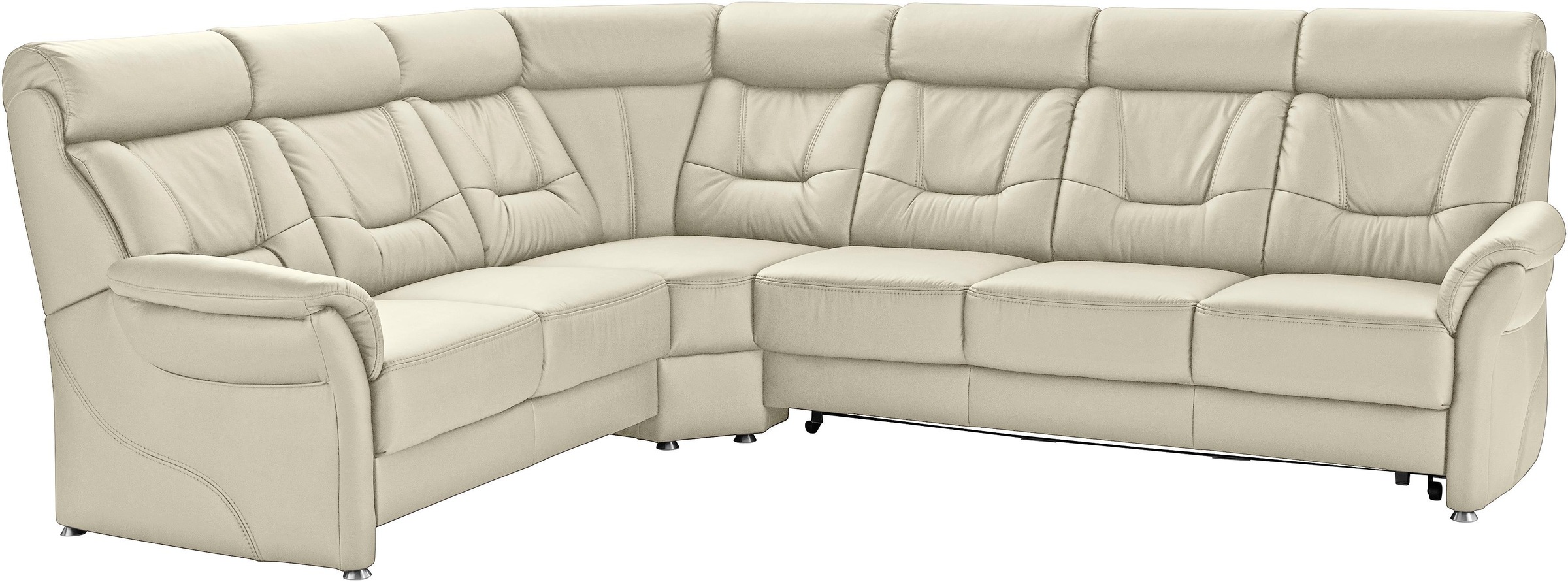 Places of Style Ecksofa »Sardinien L-Form«, mit Kopfteilverstellung, wahlweise mit Bettfunktion