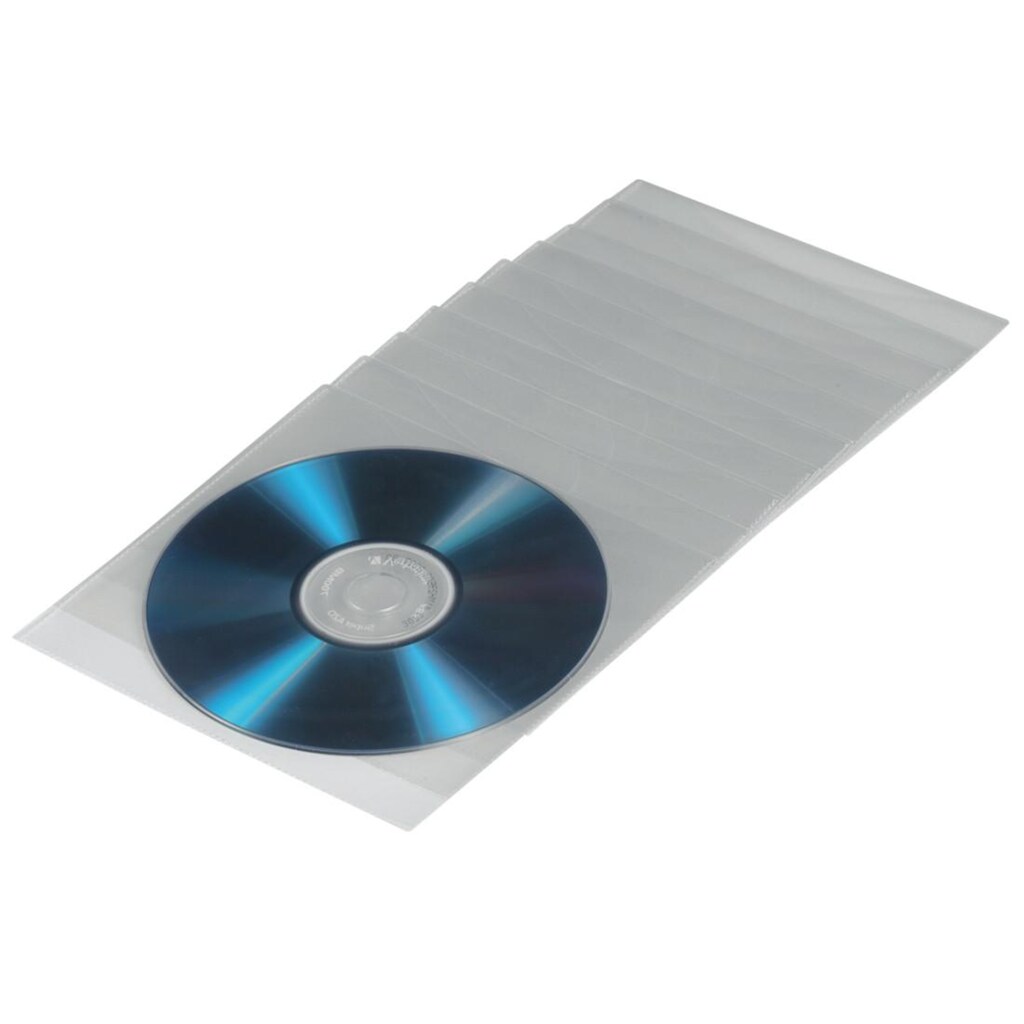 Hama CD-Hülle »CD-/DVD-Schutzhüllen 100, Transparent, CD DVD Hülle«