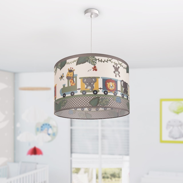 Paco Home Pendelleuchte »Diamond 635«, 1 flammig-flammig, Kinderlampe  Deckenlampe LED Kinderzimmer Lampe Zug Tieren, E27 online kaufen | mit 3  Jahren XXL Garantie