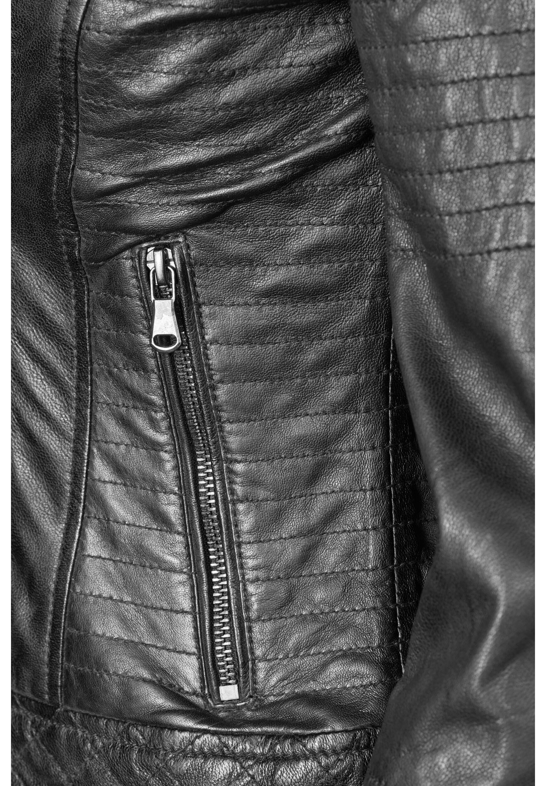 Apple of Eden Lederjacke »Apple of Eden Lederjacke« ohne Kapuze aus weichem Leder