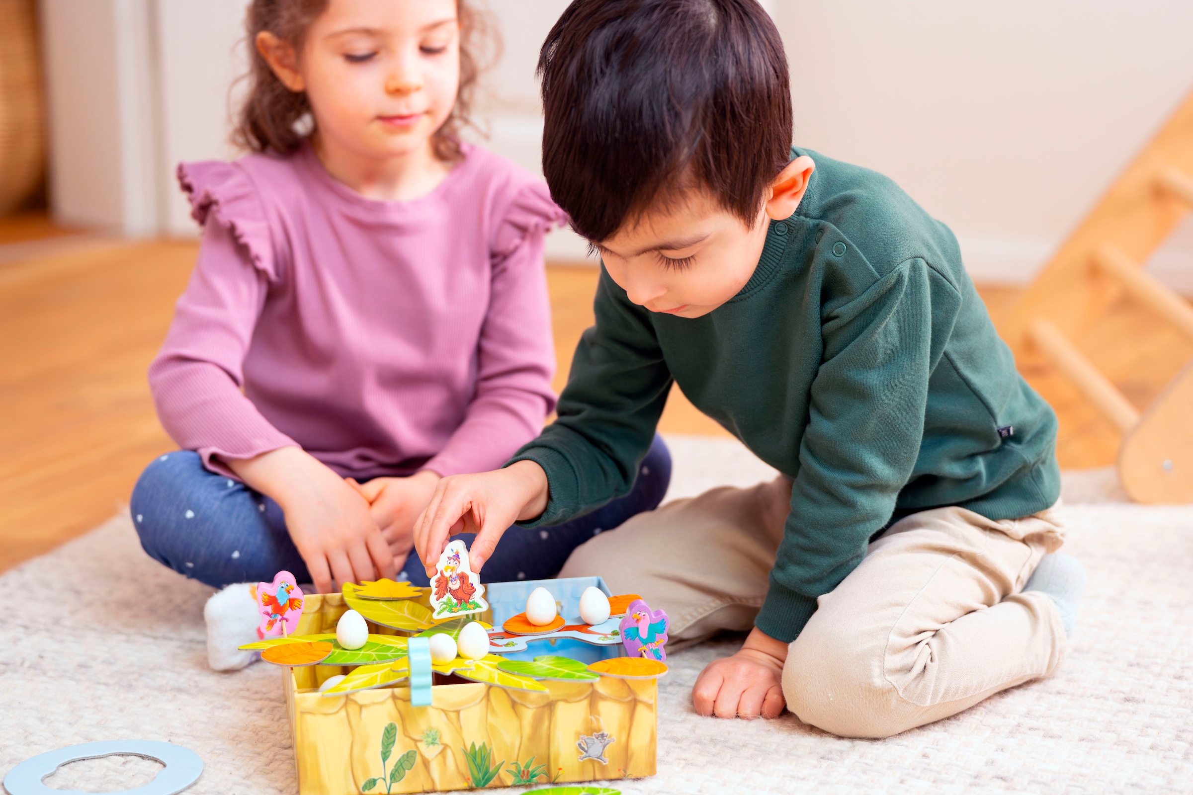 Haba Spiel »Auweia, Frau Geier! Im Nest wackeln Eier«