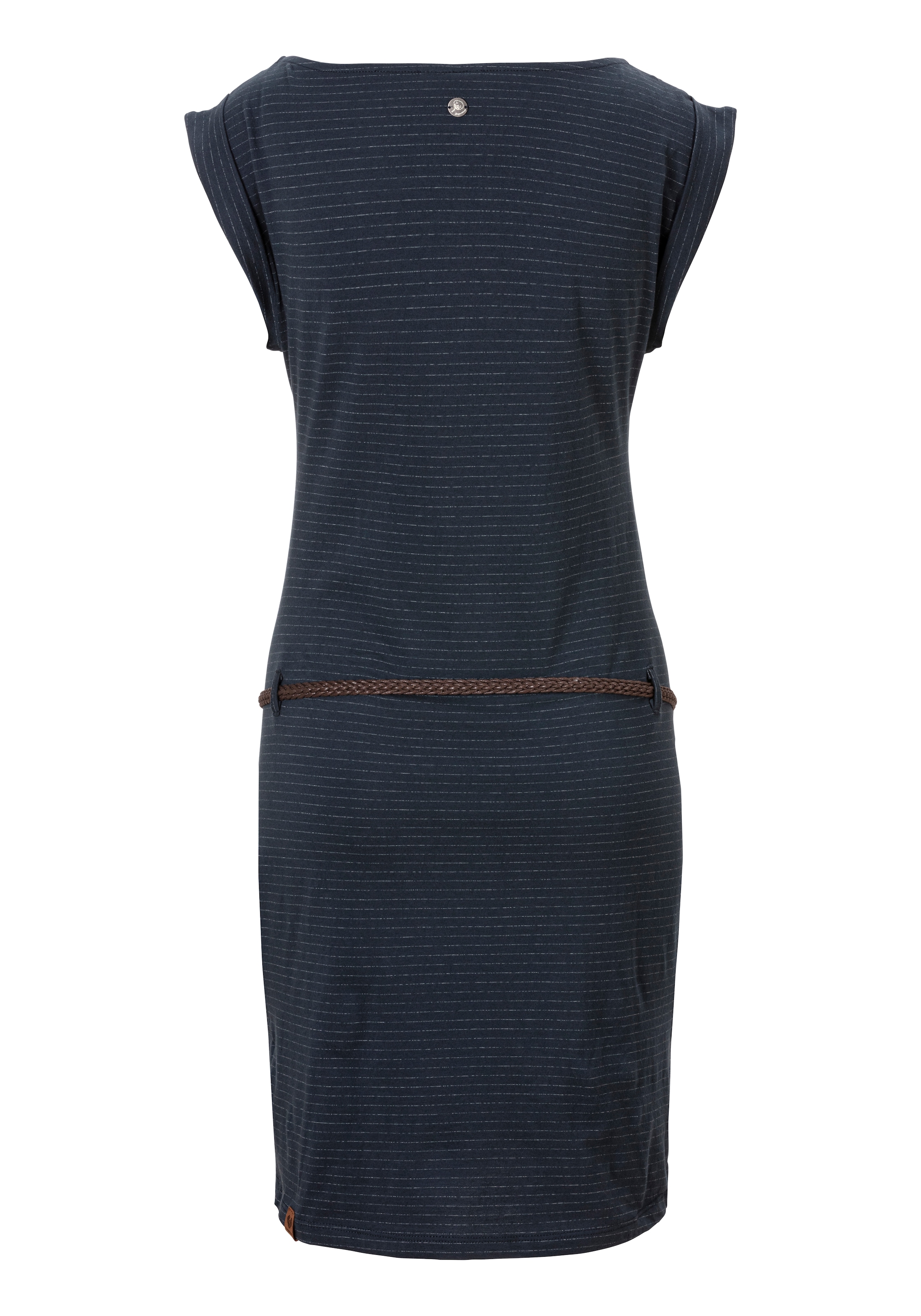 Ragwear Jerseykleid »TAG C ORGANIC O«, (2 tlg., mit abnehmbarem Gürtel), im dezenten Ringel-Streifen-Design