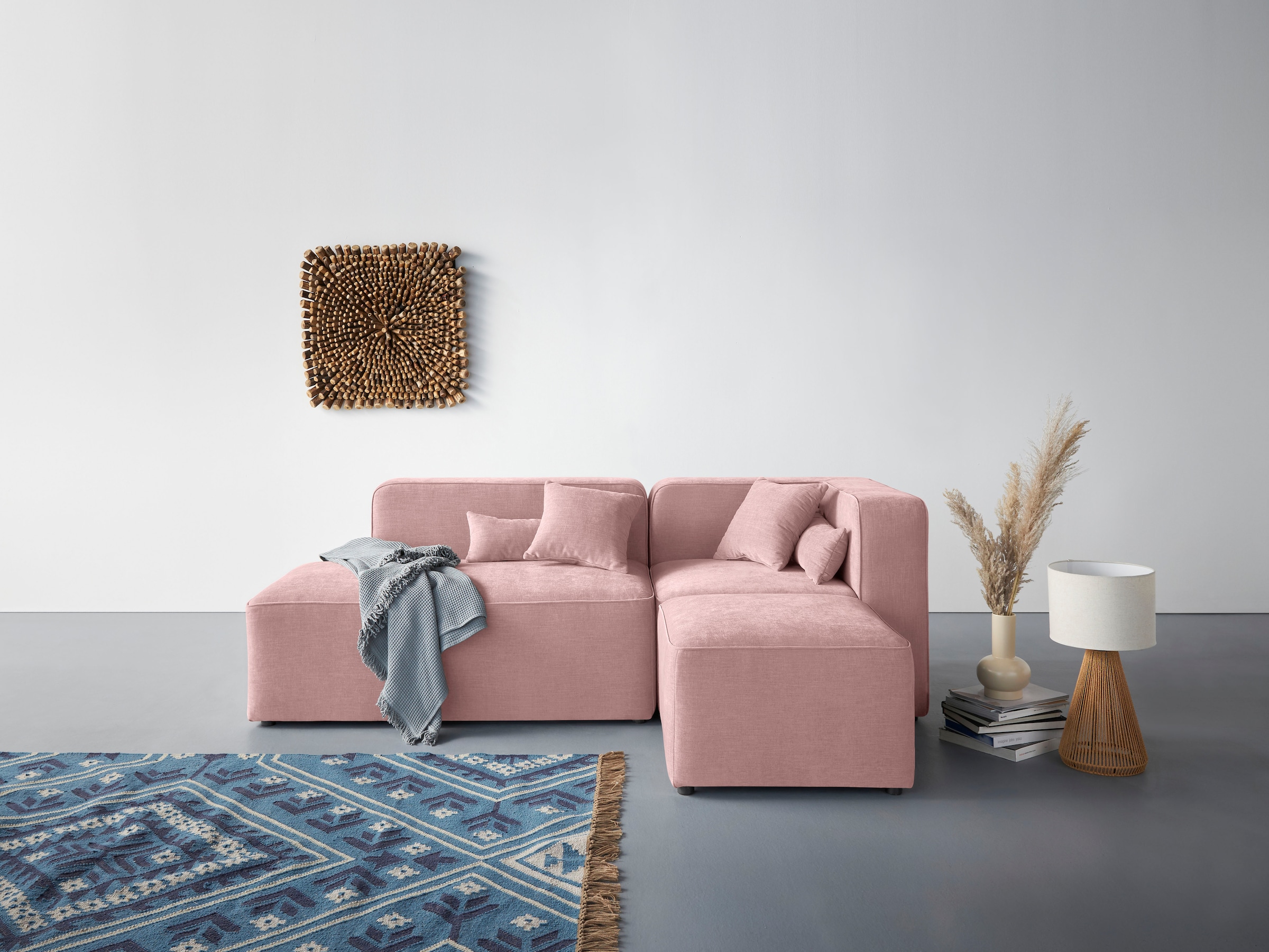 andas Ecksofa »Sundstrup L-Form«, Modulserie, individuelle Zusammenstellung