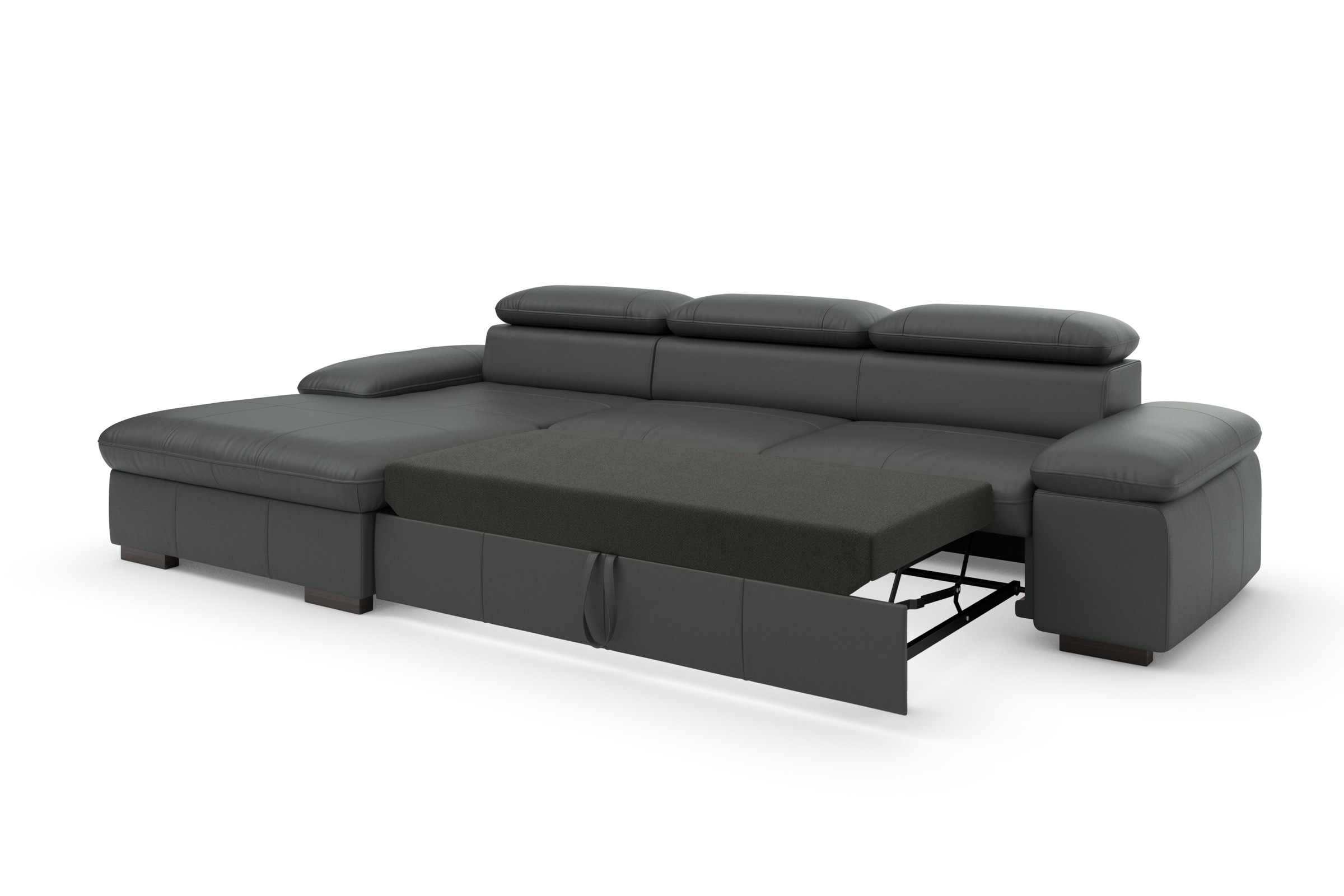 Home affaire Ecksofa »Alberto L-Form«, mit Kopfteilverstellung, wahlweise mit Bettfunktion