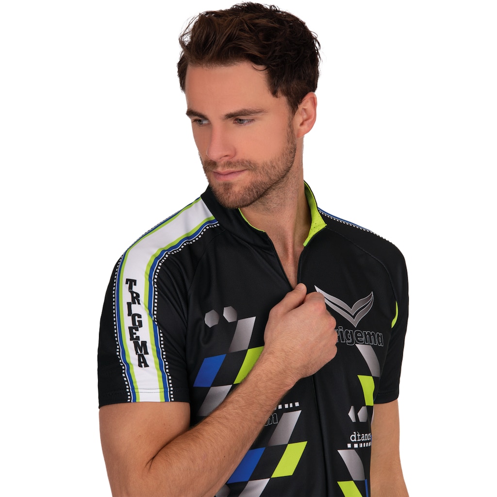 Trigema Trainingsjacke »TRIGEMA Fahrradjacke aus atmungsaktivem Material«, (1 St.)