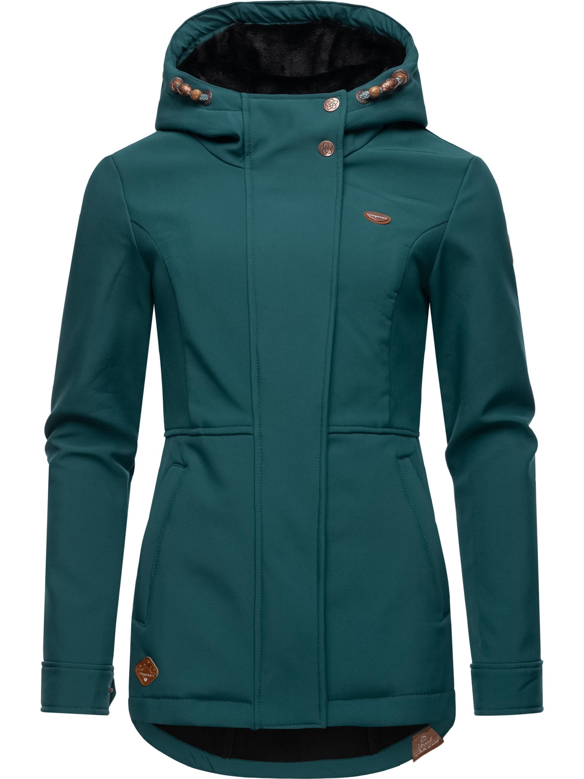 Softshelljacke »Softshelljacke Yba«, mit Kapuze, sportliche Damen Outdoorjacke mit Kapuze