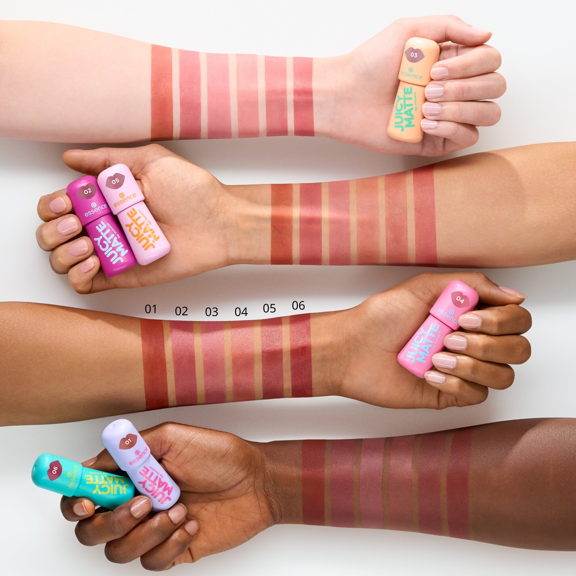 Essence Lippenstift »JUICY MATTE lip mousse«