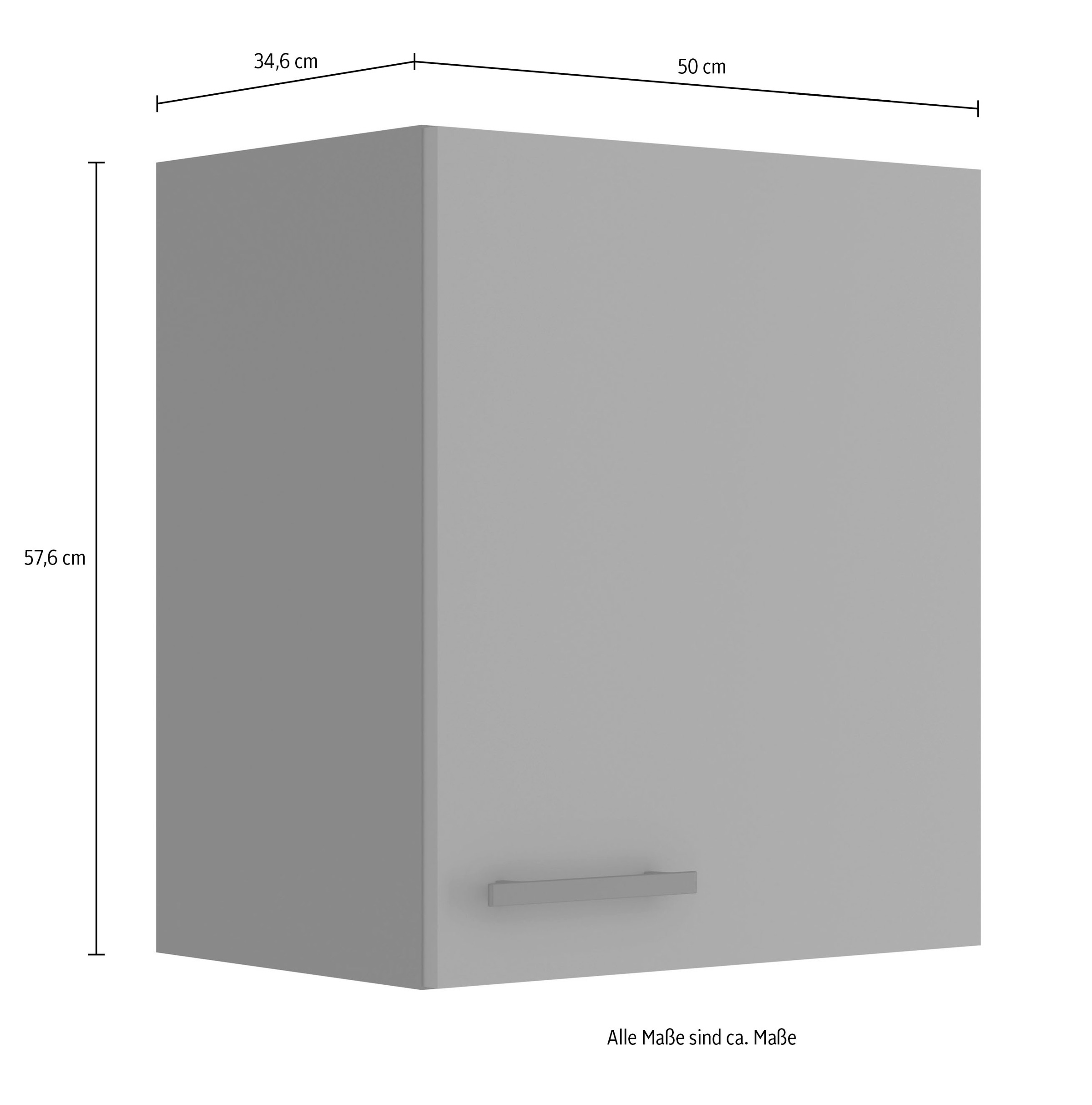 OPTIFIT Hängeschrank »Bella«, Breite 50 cm, 1 Tür, 1 Einlegeboden