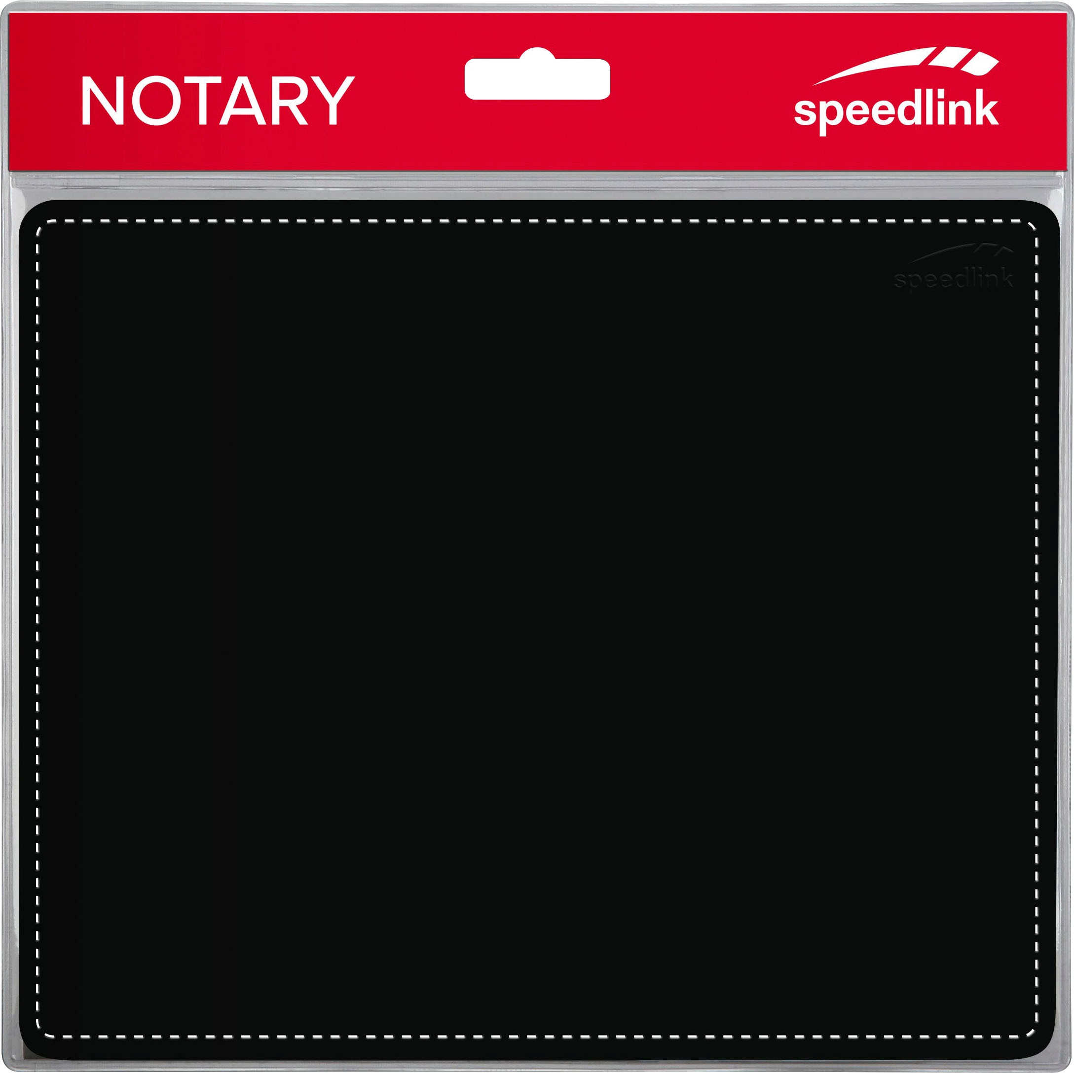 Speedlink Mauspad »NOTARY Soft Touch, schwarz«, mit Lederoptik, weiche Oberfläche und genähter Rand