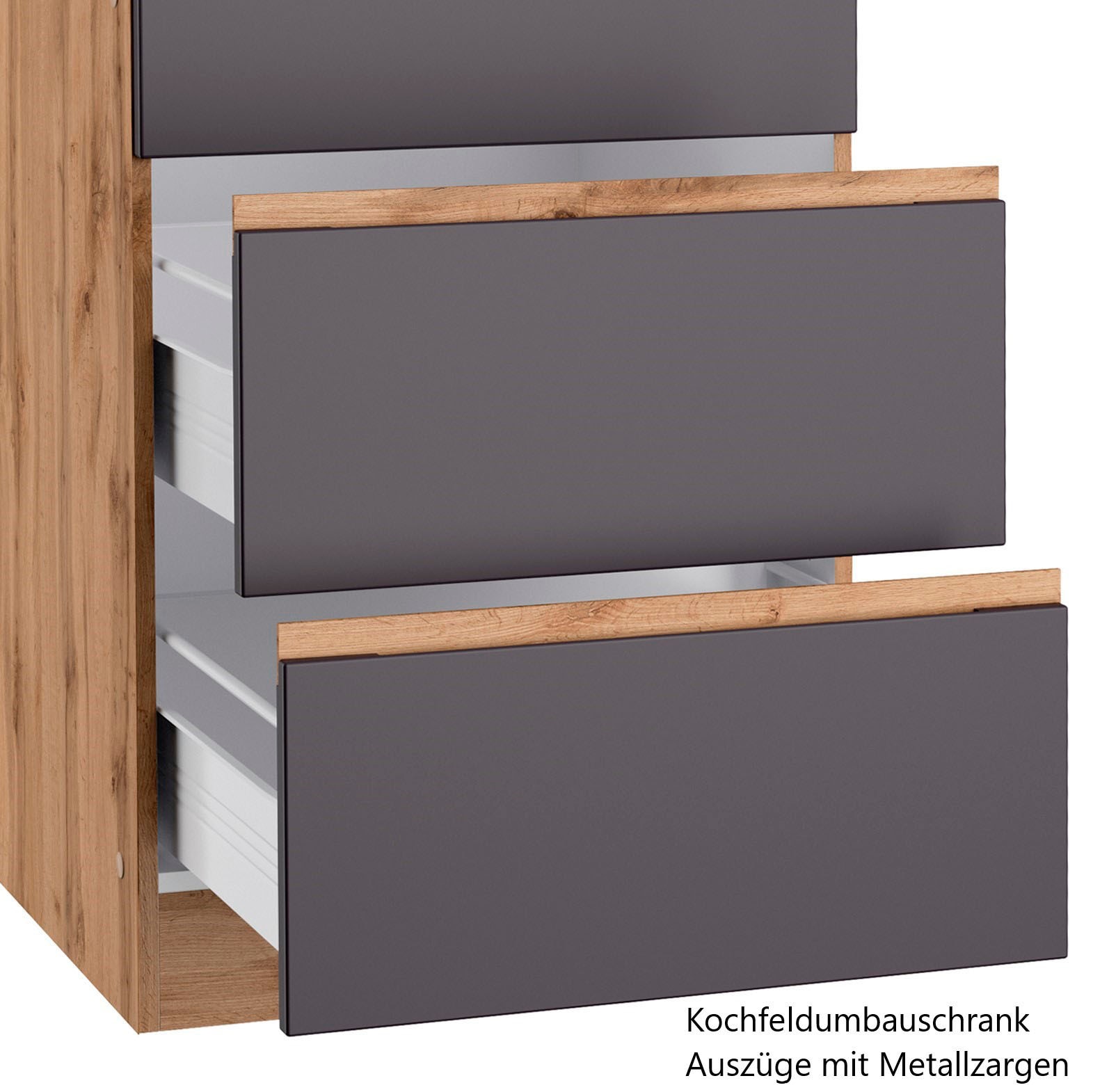 KOCHSTATION Küchenzeile »KS-Riesa« Stellbreite 300 cm, ohne E-Geräte