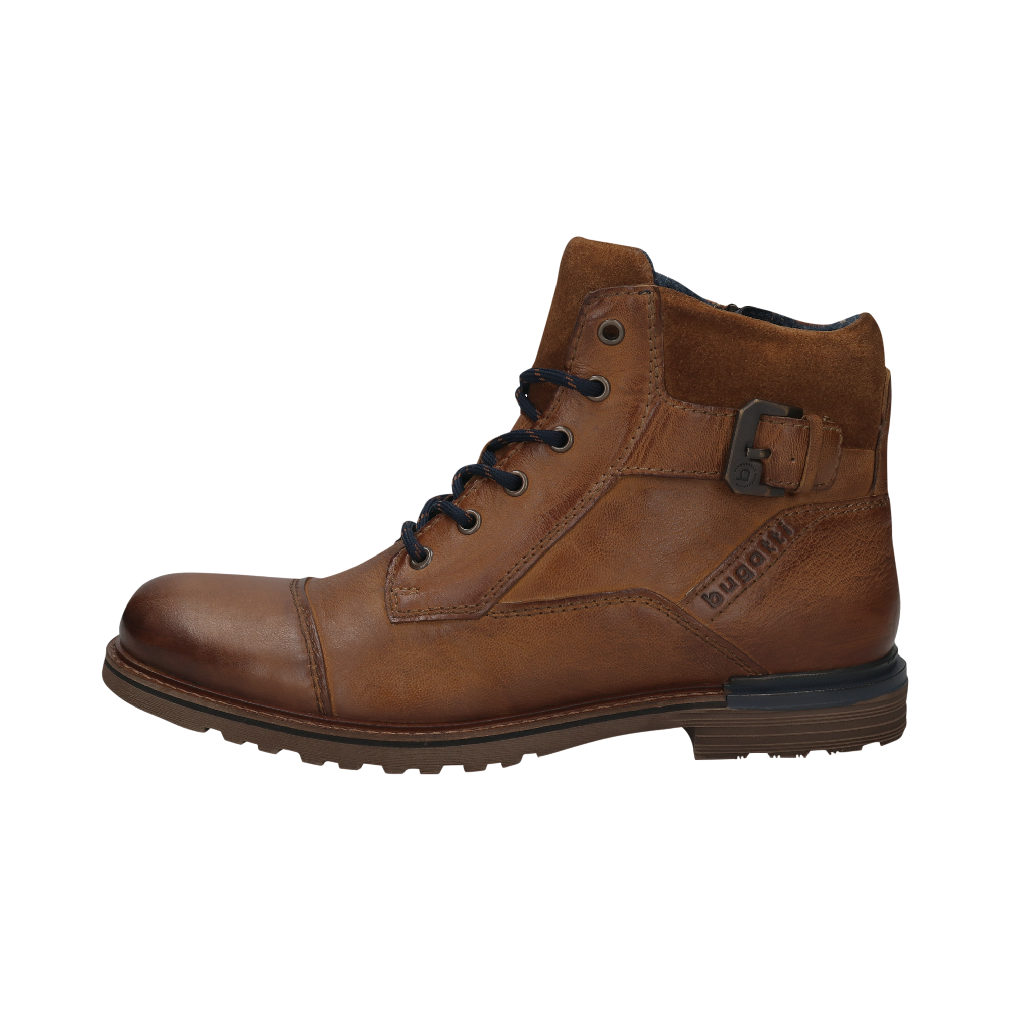 bugatti Schnürboots  Stiefel, Winterboots, Workerboots mit modischer Zierschnalle