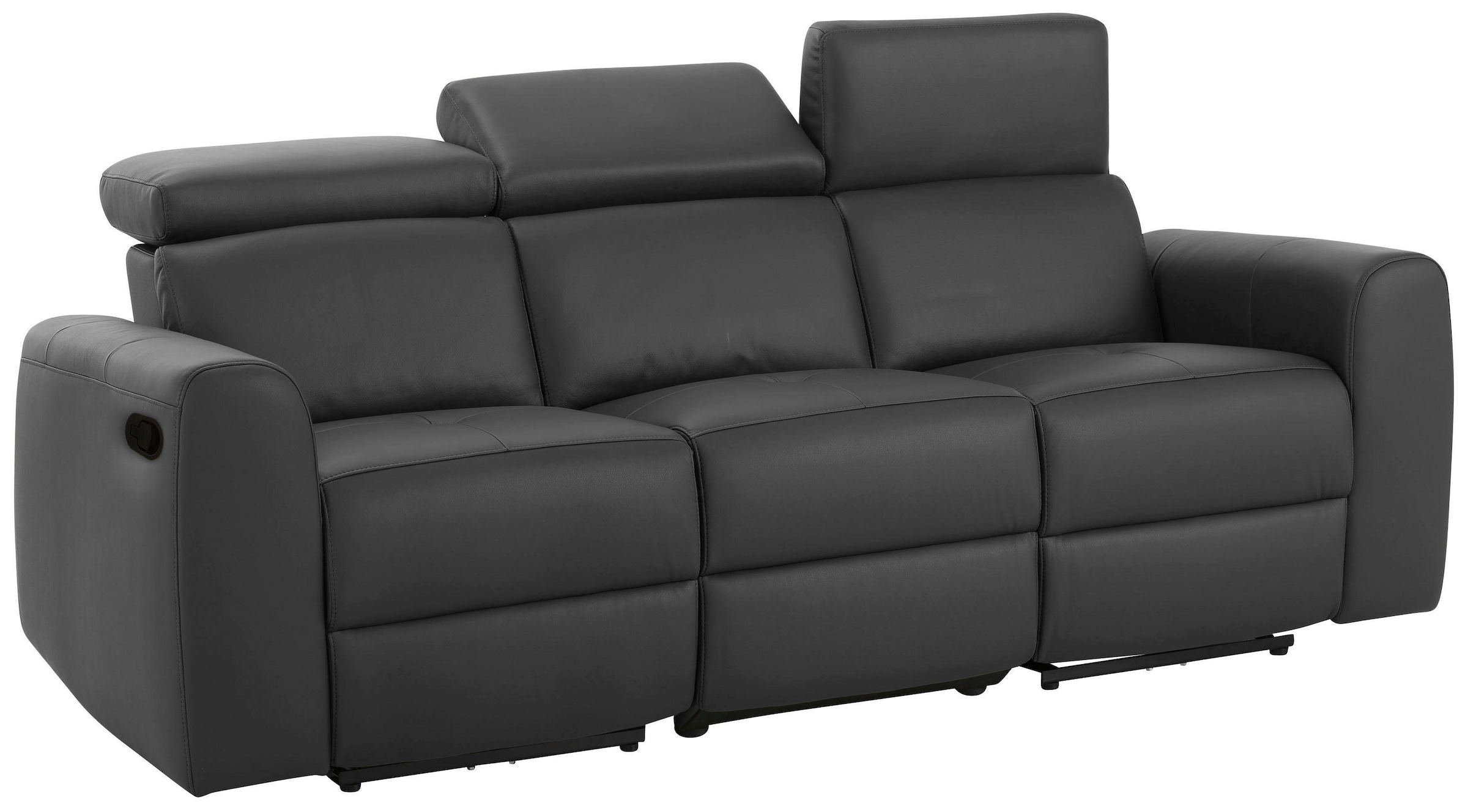 Home affaire 3-Sitzer »Sentrano« auch mit elektrischer Funktion mit USB-Anschluß, in 4 Bezugsvarianten