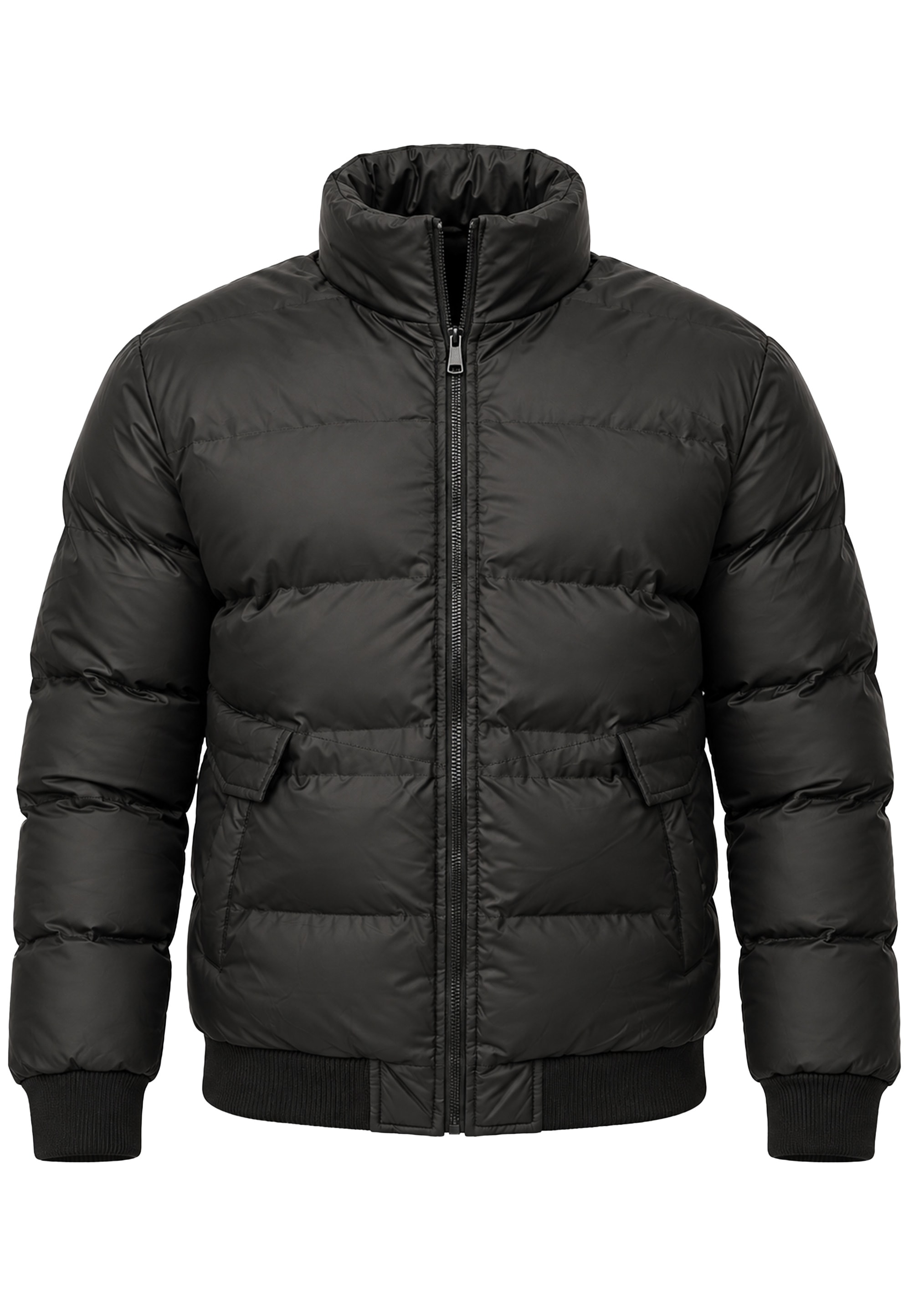 SOULSTAR Steppjacke »Winterjacke mit Stehkragen - Pufferjacke für Männer« ohne Kapuze Herren Outdoor Jacke für den Winter mit Rippbündchen