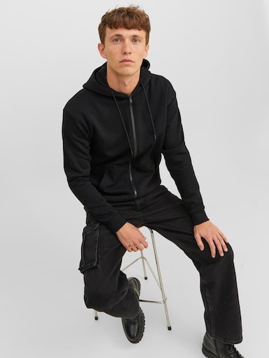 Jack & Jones Kapuzensweatjacke »JJEBRADLEY SWEAT ZIP HOOD NOOS«, mit Kapuze