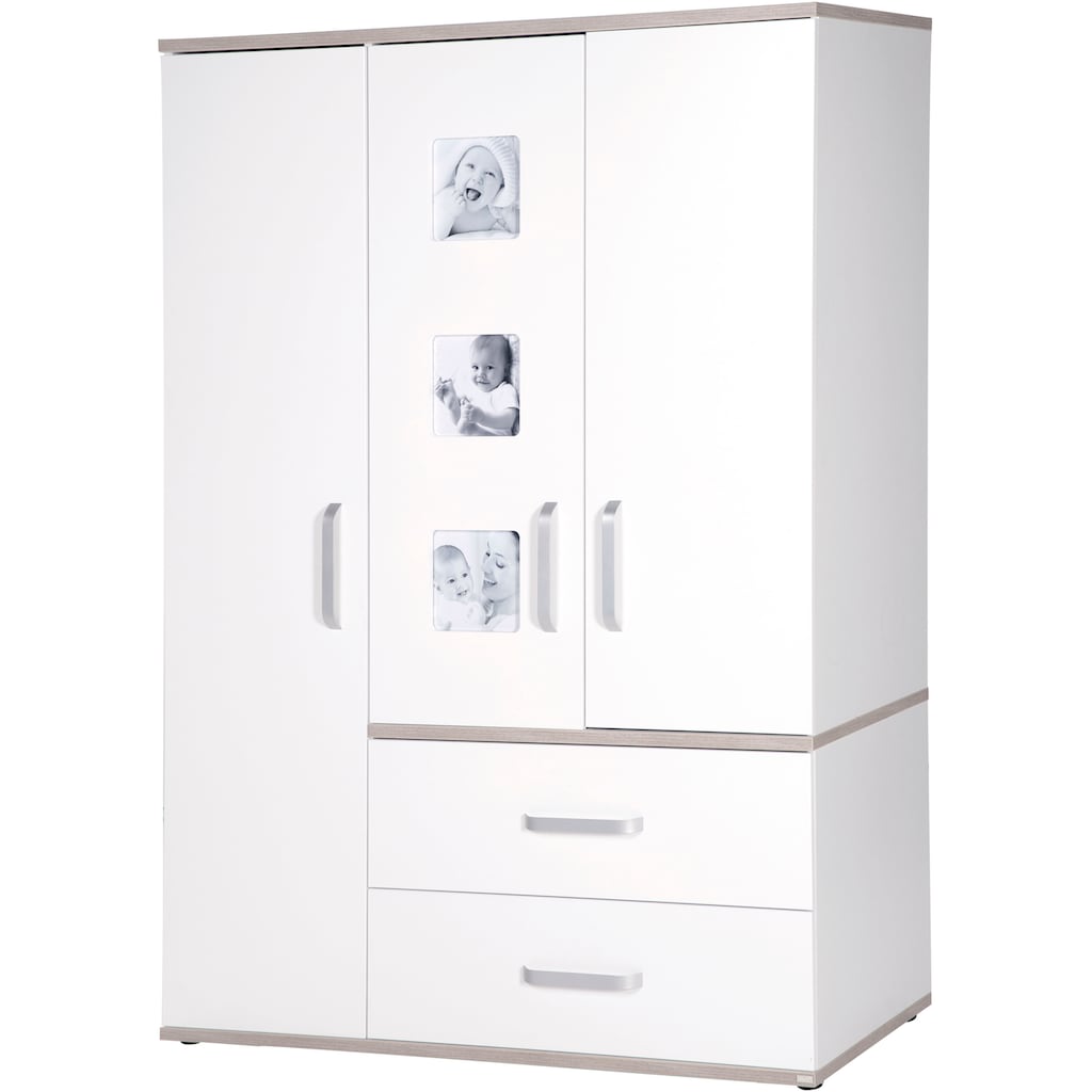 roba® Babyzimmer-Komplettset »Moritz«, (Set, 3 St., Kinderbett, Wickelkommode, Kleiderschrank)