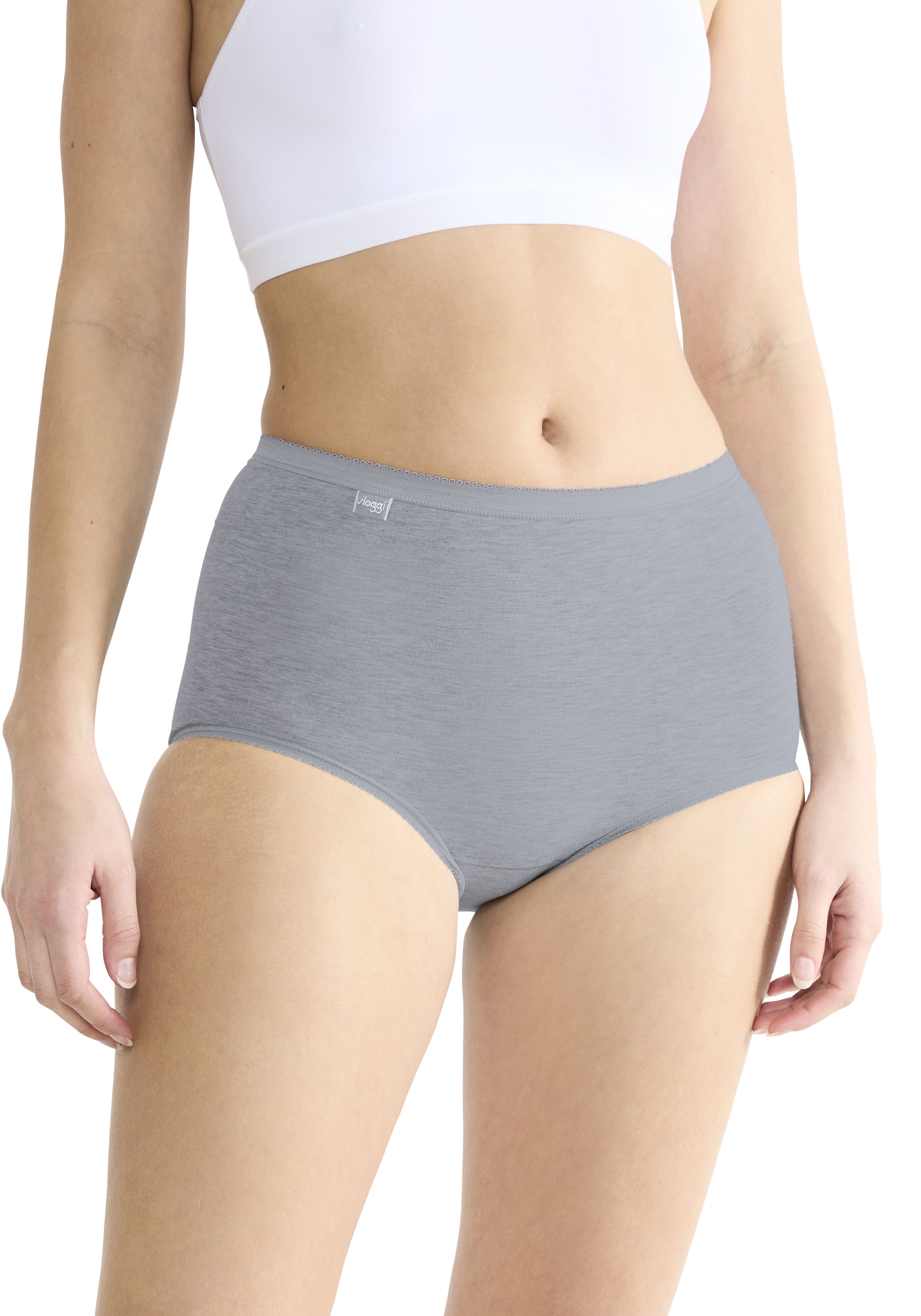sloggi Slip »Basic+ Maxi C4P«, (4er Pack), perfekter Sitz