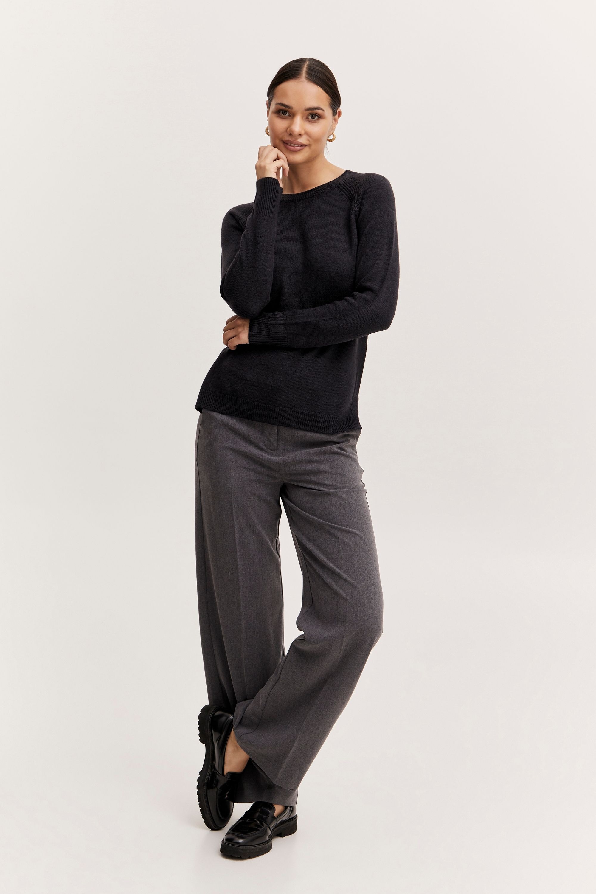 b.young Strickfleece-Pullover »Strickpullover BYMalea«
