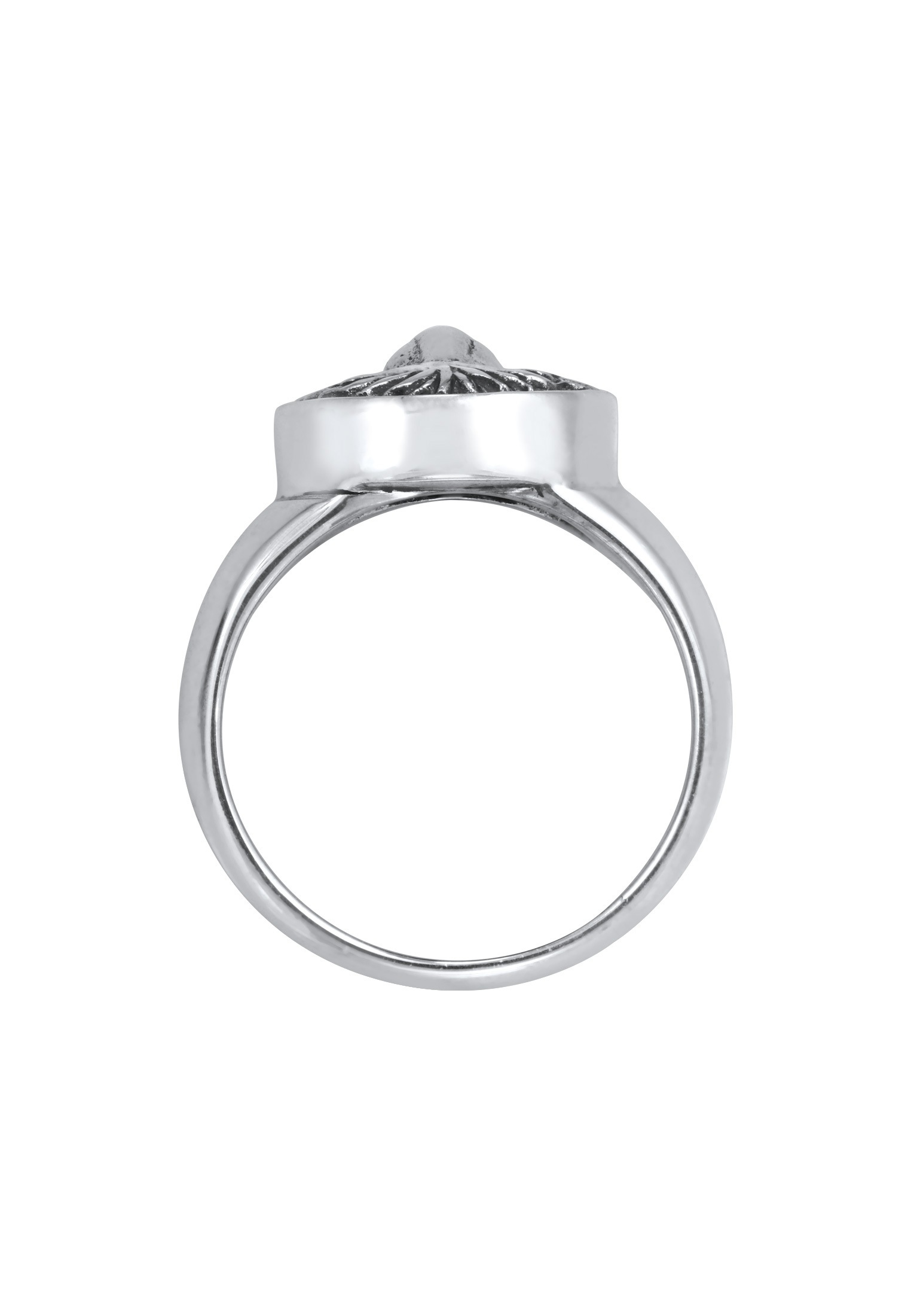 Kuzzoi Siegelring »Ring Herren Siegelring Löwe Prächtig 925 Silber«
