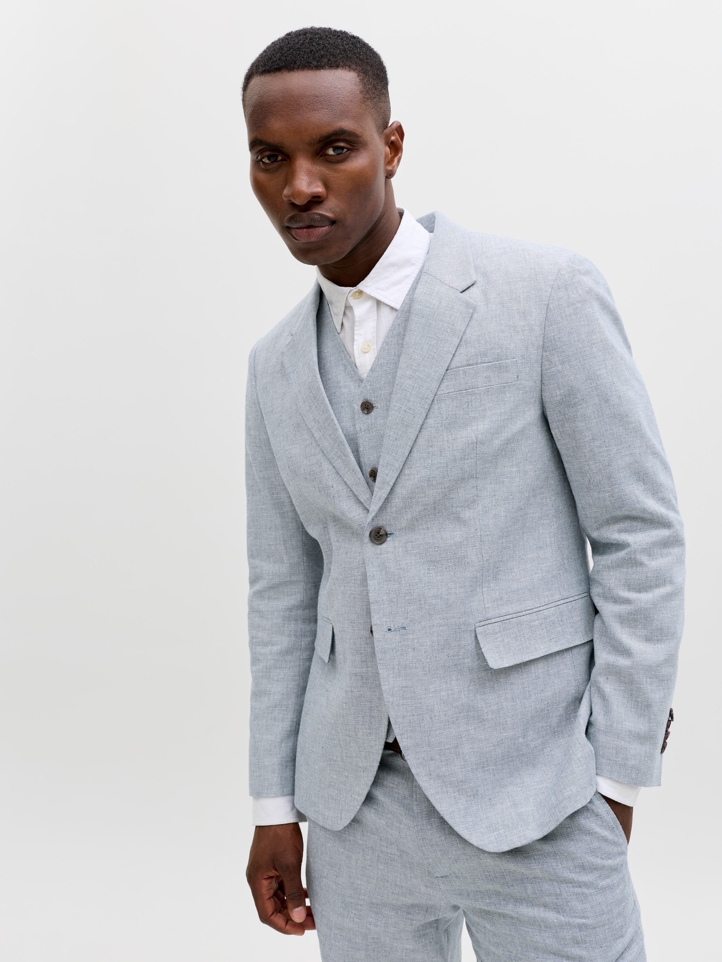 Jack & Jones Sakko »JPRMARTIN SUMMER BLZ LINEN BLEND NO06 SN« Baumwollmischung, slim fit