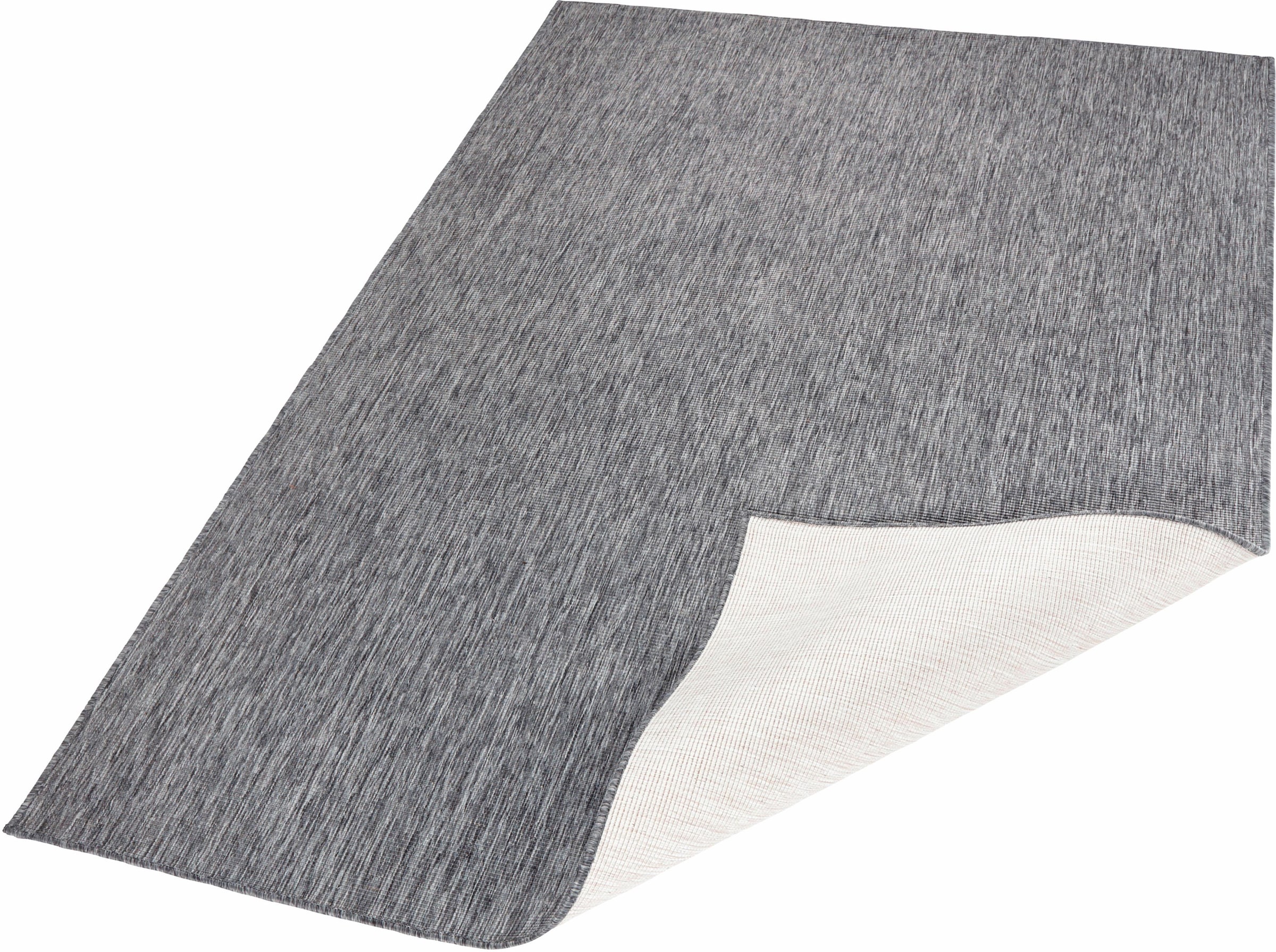 NORTHRUGS Teppich »Miami Wendeteppich«, rechteckig, 5 mm Höhe, In-& Outdoor, Wetterfest, Balkon, Läufer, Wohnzimmer, Wasserfest