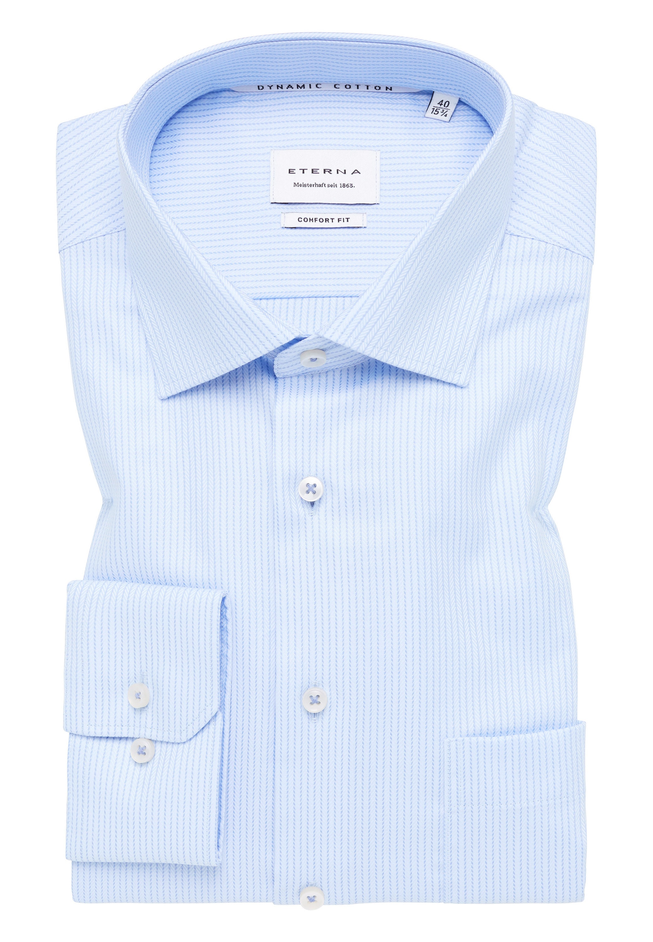Eterna Langarmhemd »COMFORT FIT«, NON IRON (bügelfrei)