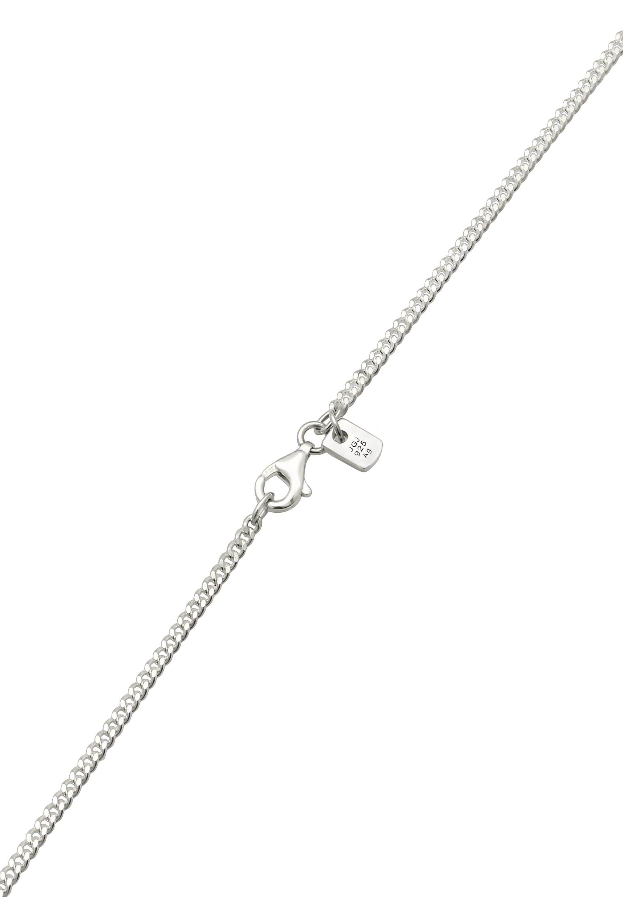 Kuzzoi Silberkette »Halskette Draht Design Anhänger 925 Sterling Silver«