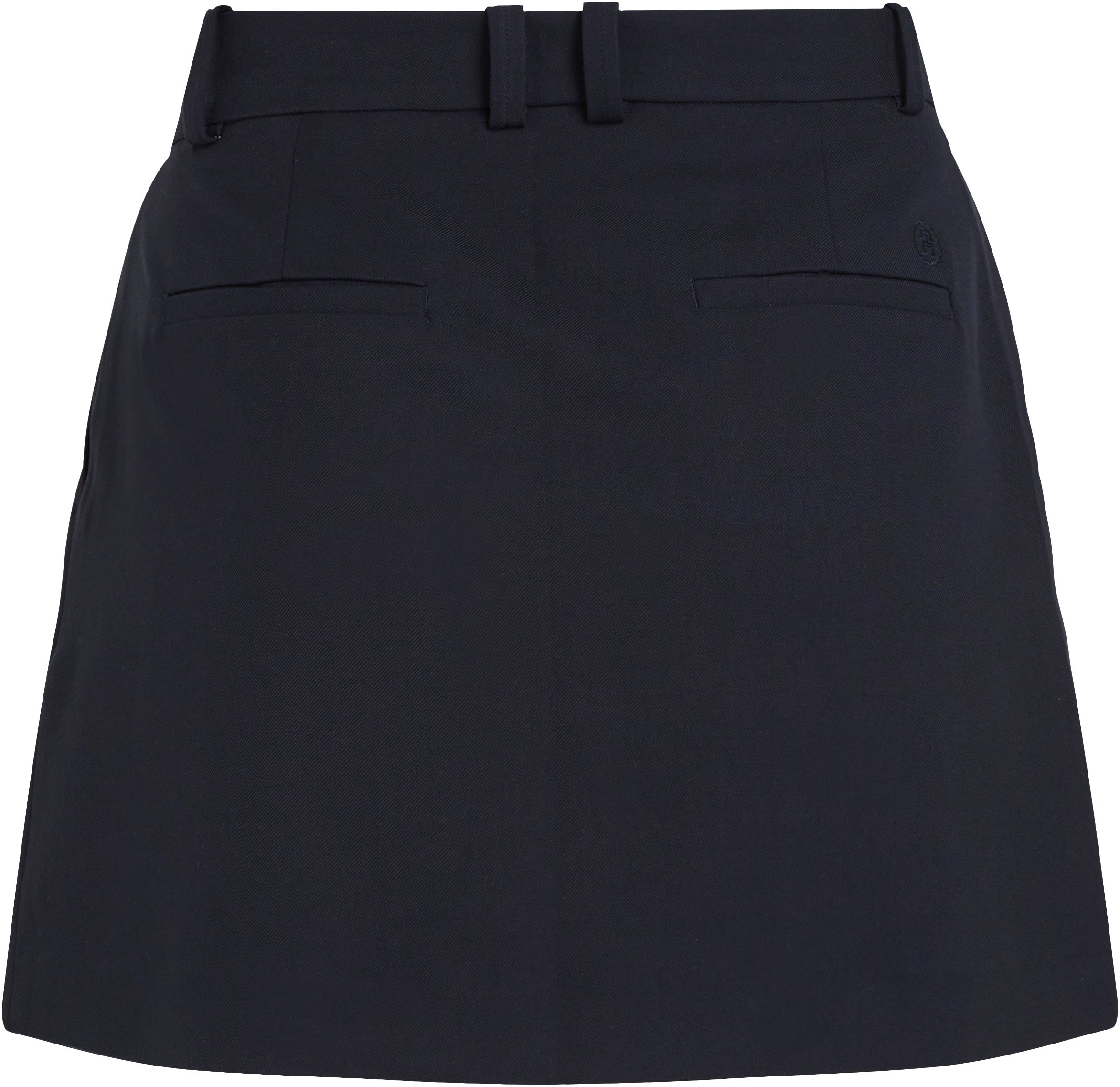 Tommy Hilfiger Minirock »CORE STRAIGHT SHORT SKIRT«, Webrock mit Tommy Hilfiger Logostickerei