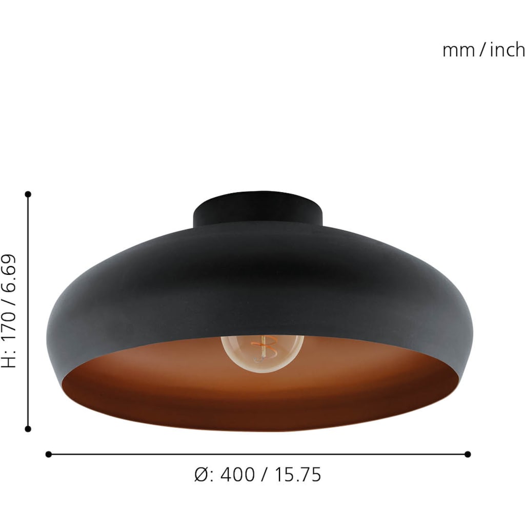 EGLO Deckenleuchte »MOGANO«, 1 flammig-flammig