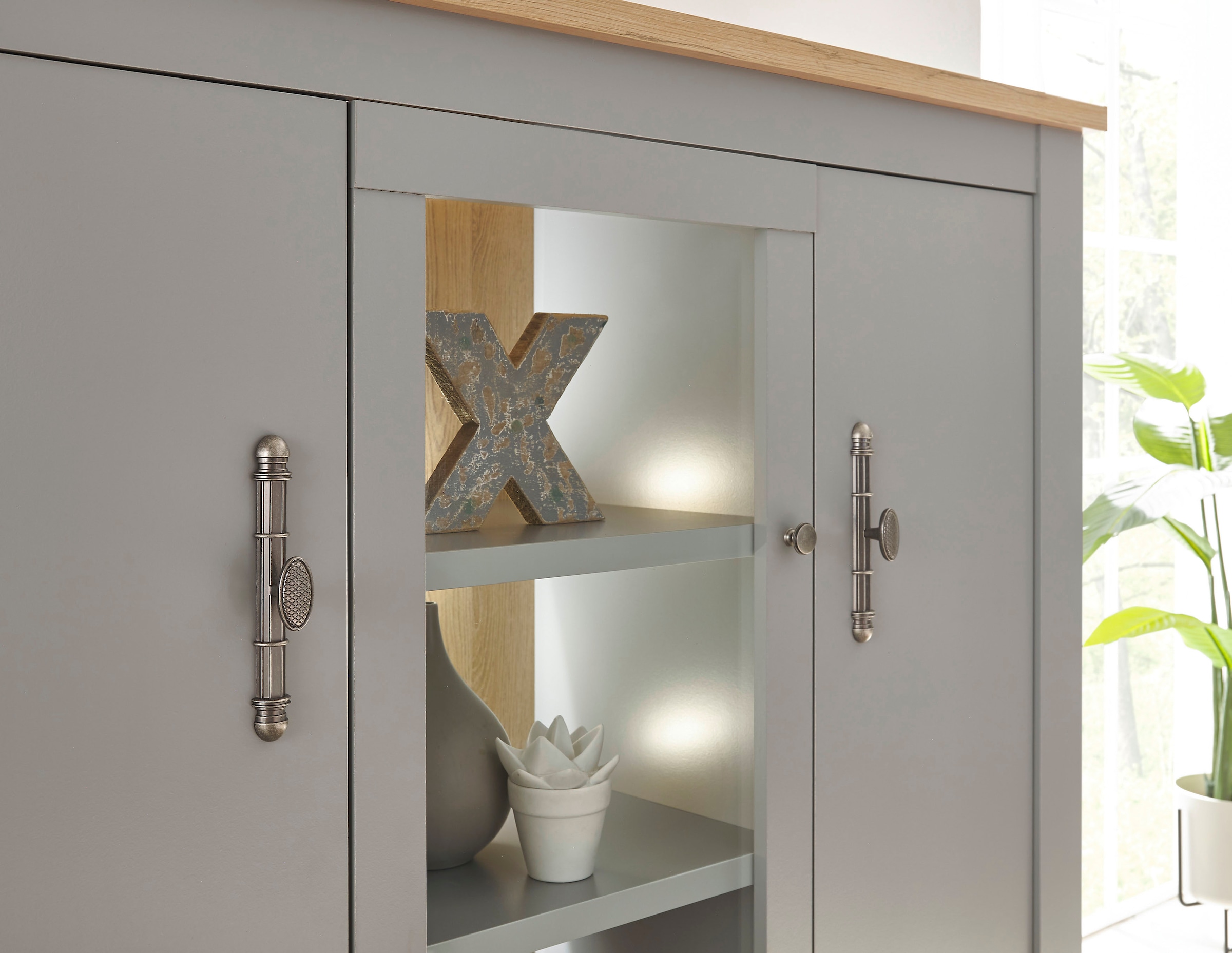 Home affaire Highboard »CHAMBORD«, Breite ca. 138 cm