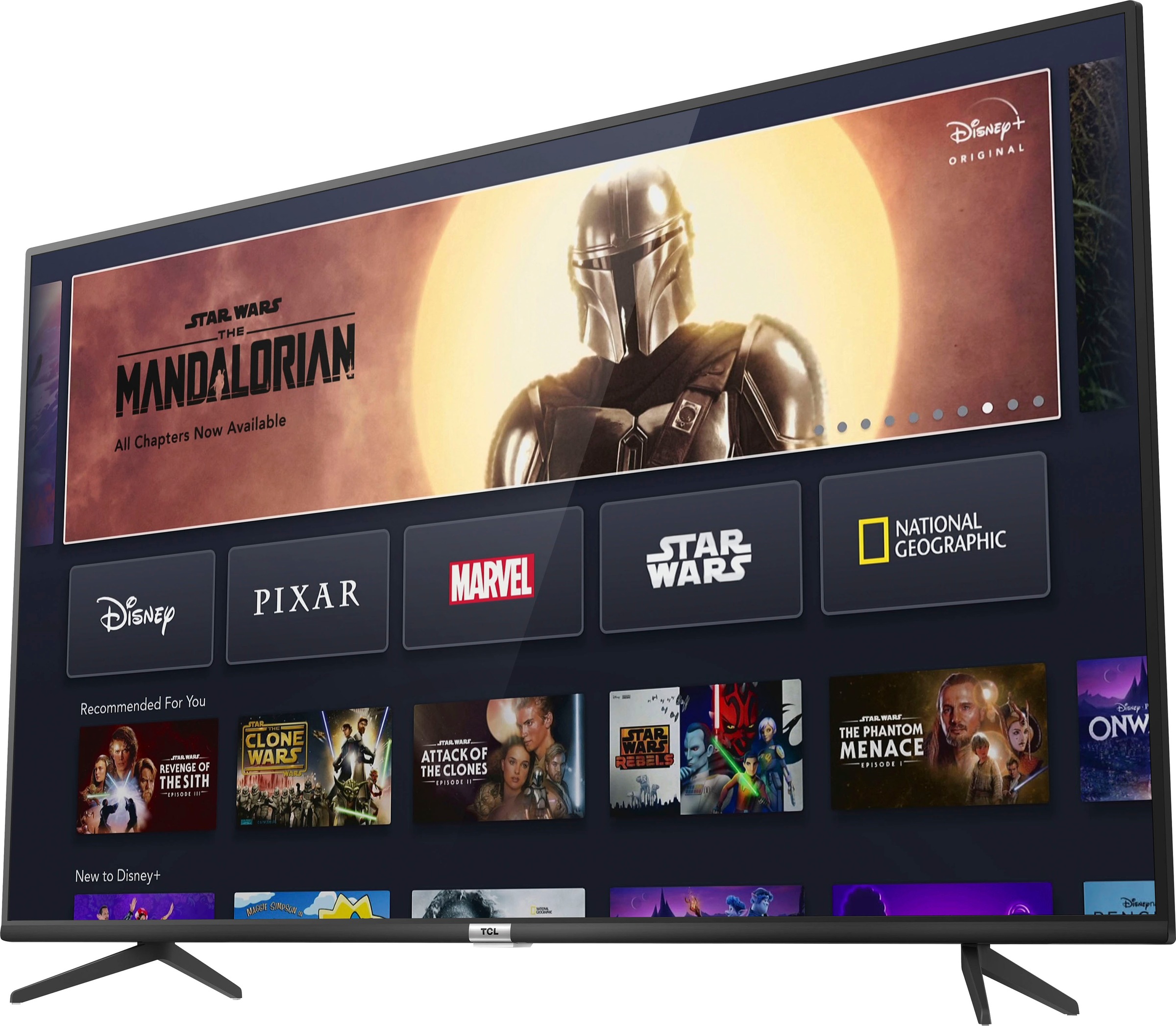 TCL LED-Fernseher »65P616X1«, 4K Ultra HD, Smart-TV, Android 9.0 Betriebssystem