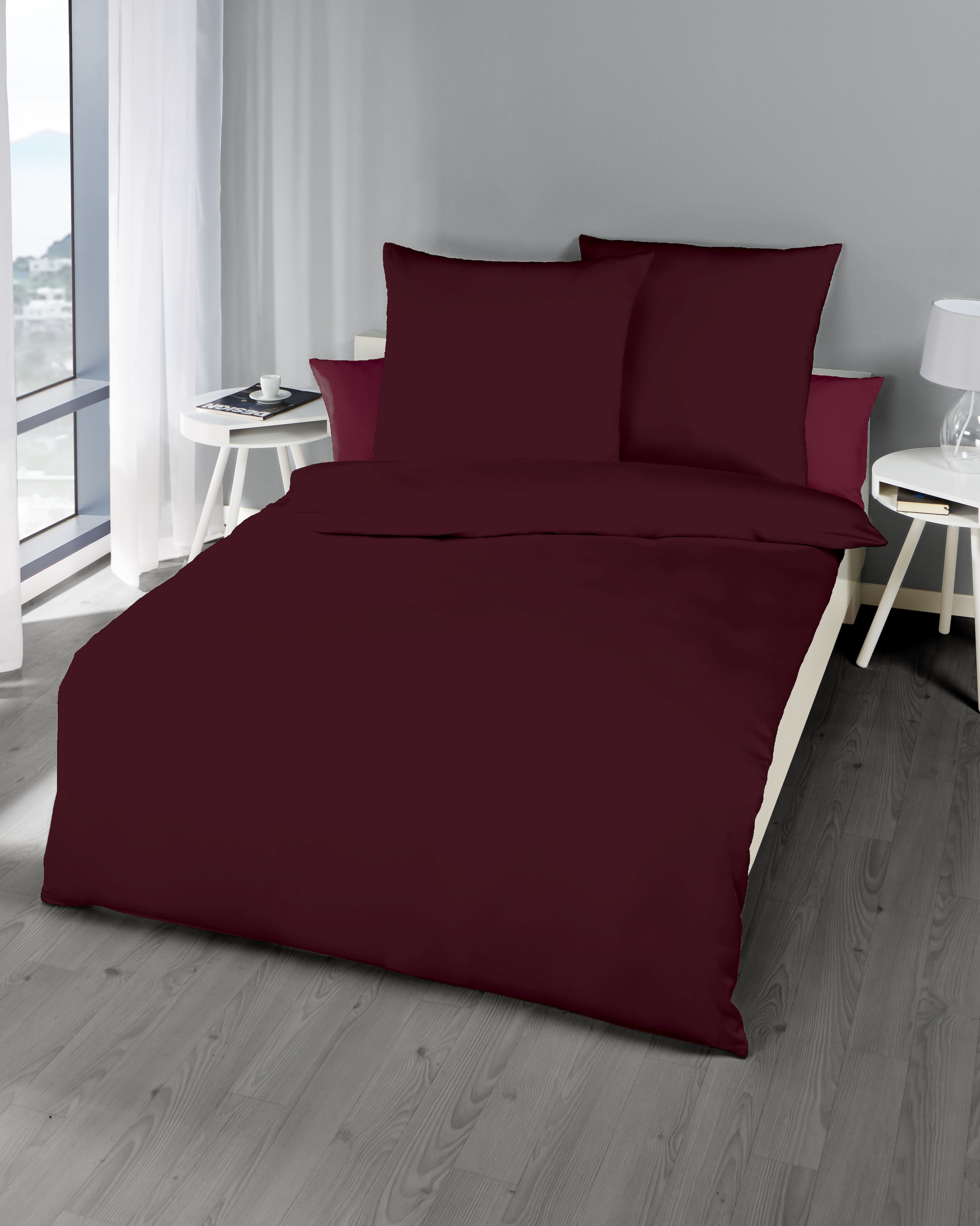 Kaeppel Bettwäsche "Uni" 2 Stk. Unifarben