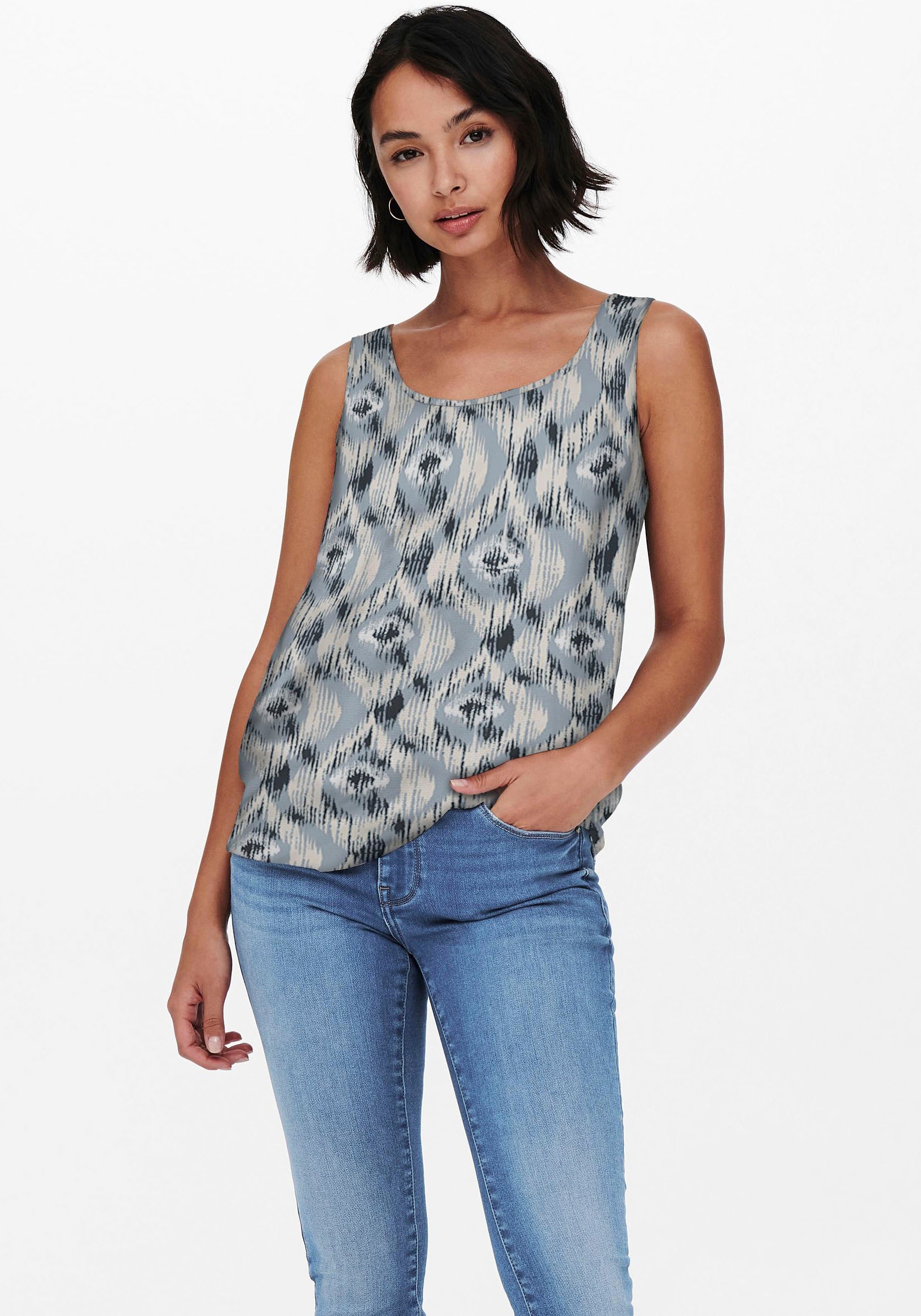 ONLY Blusenshirt »ONLNOVA LIFE S/L TOP AOP PTM«