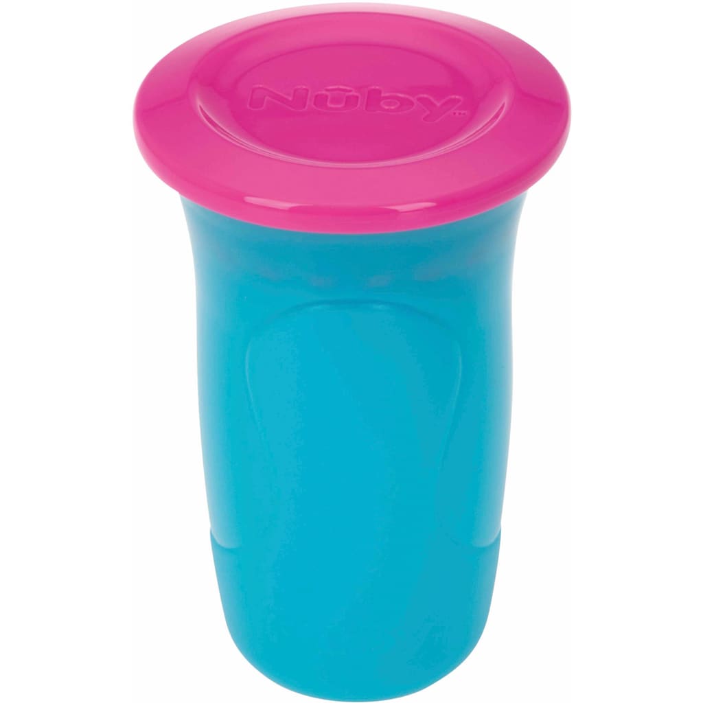 Nuby Kinderbecher »360° Trinklernbecher 300ml, pink«