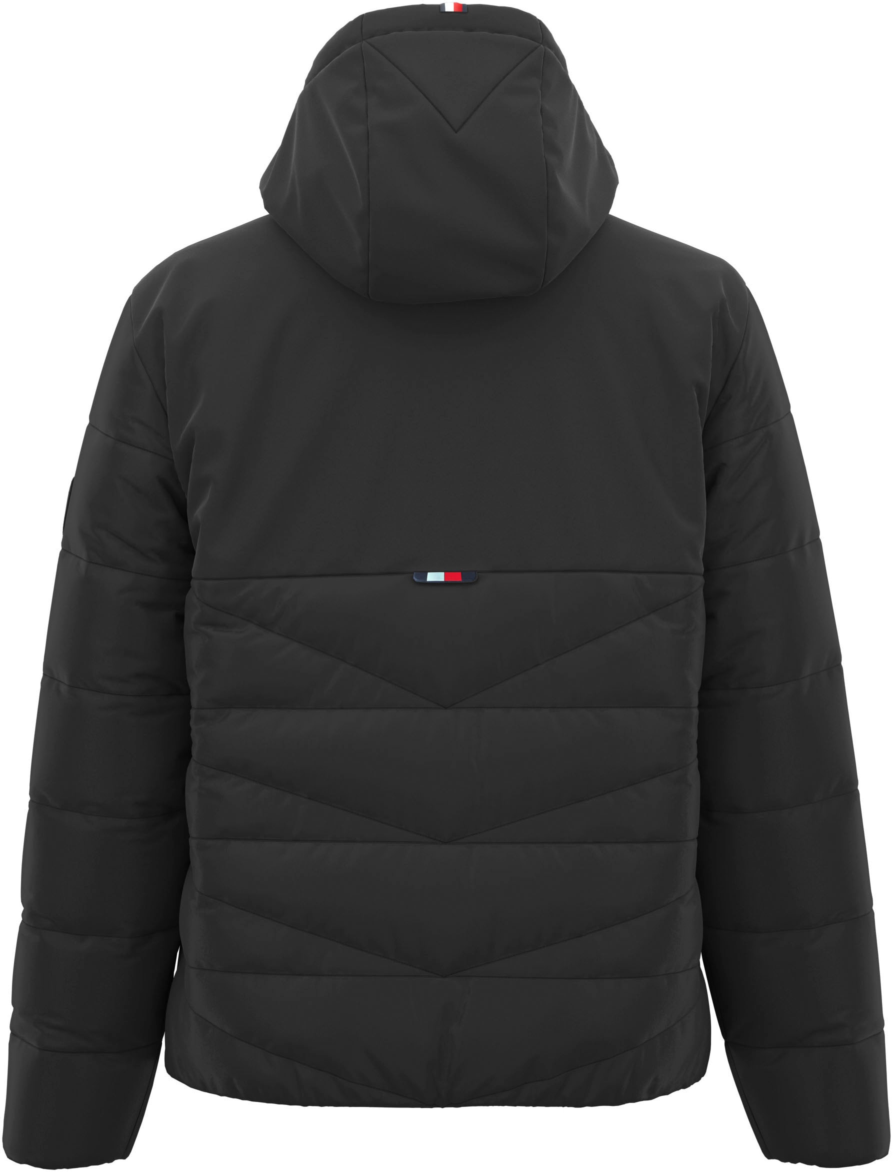 Tommy Hilfiger Steppjacke »CL MIXED MEDIA HOODED JACKET«, mit Kapuze