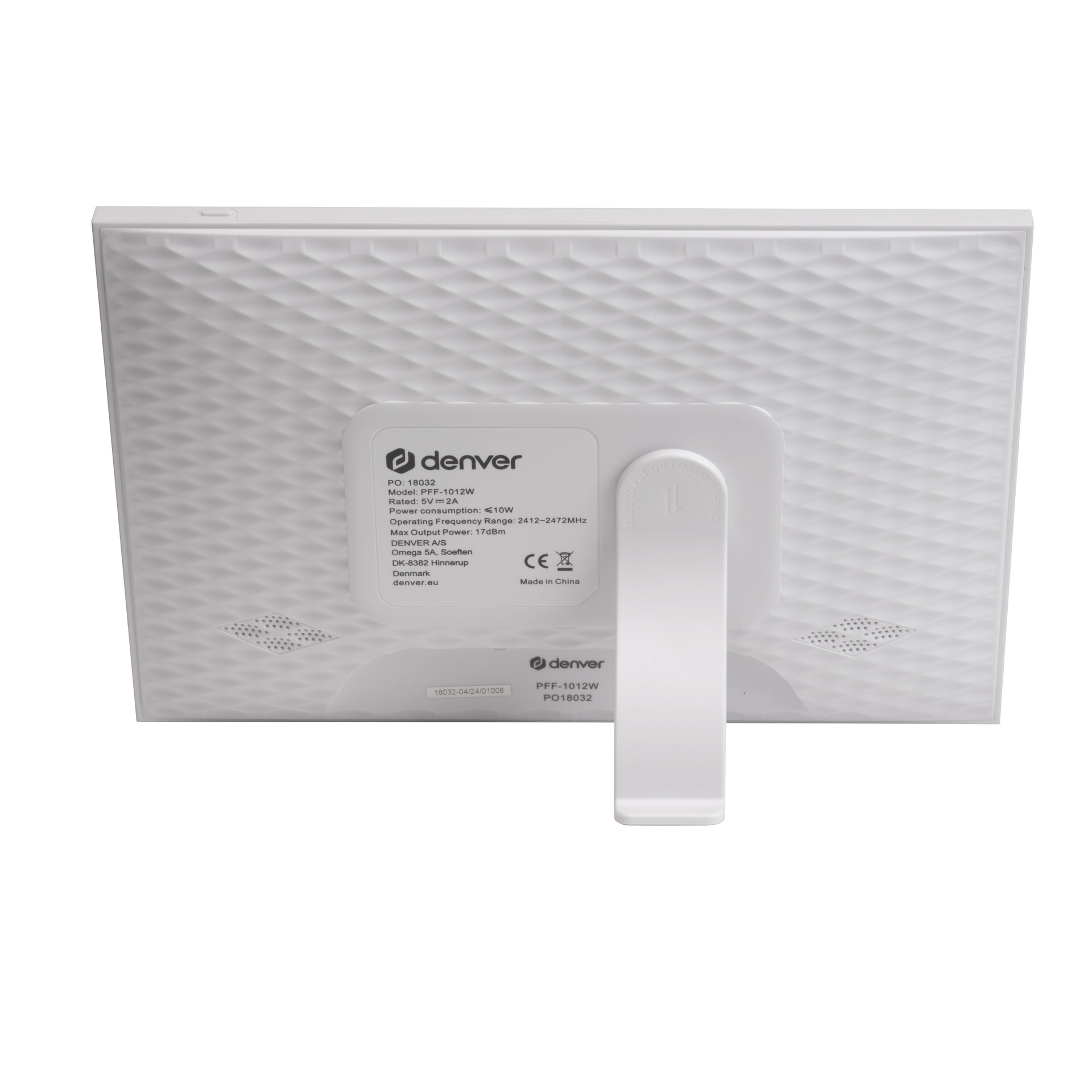 Denver Digitaler Bilderrahmen »PFF-1012 FRAMEO 10.1«, 25,7 cm/10,1 Zoll, 800 x 1280 px Pixel, 16 GB