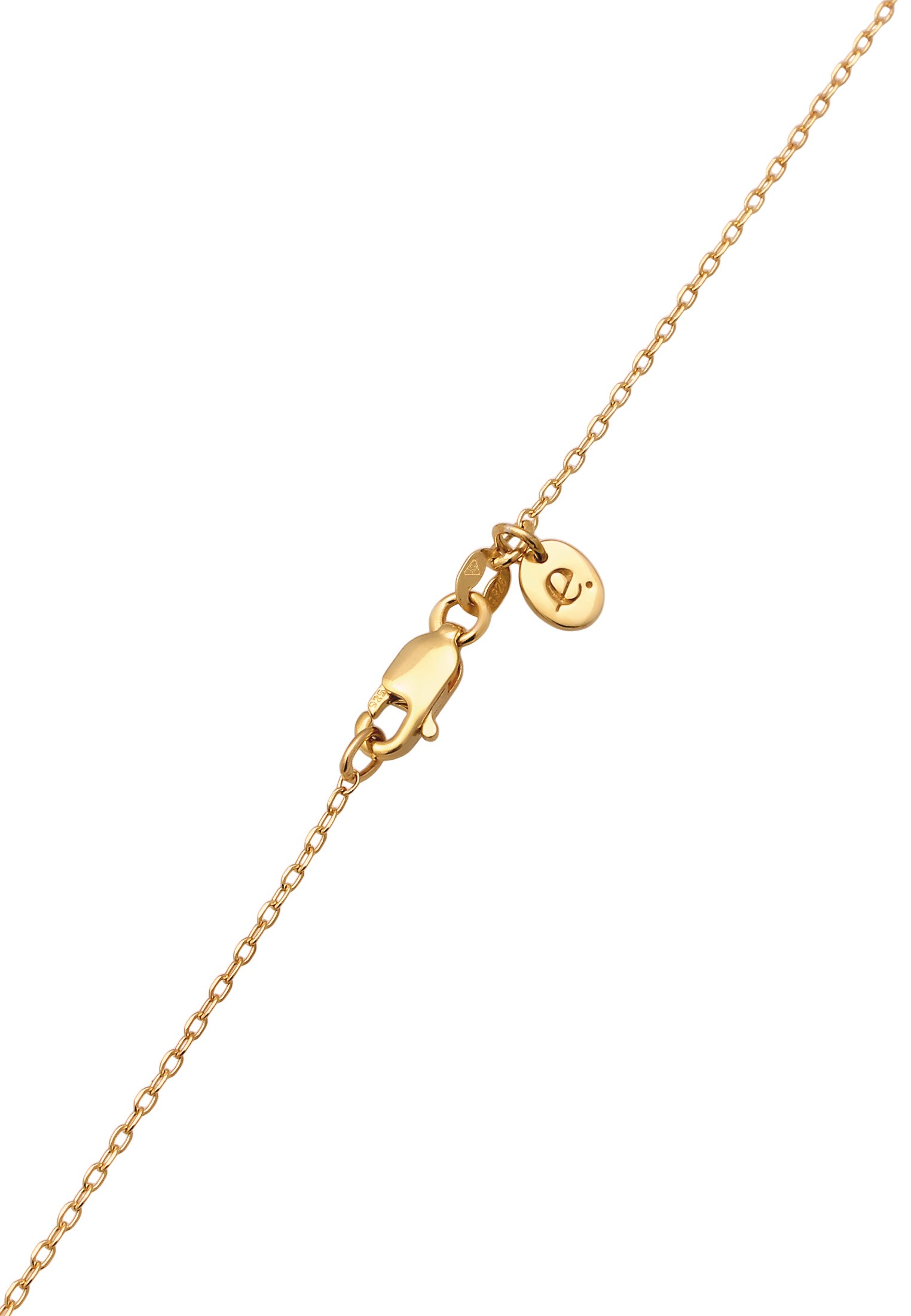 Elli Premium Silberkette »Halskette Tropfen Zirkonia Synthetischer Smaragd 925 Sterling Silber«