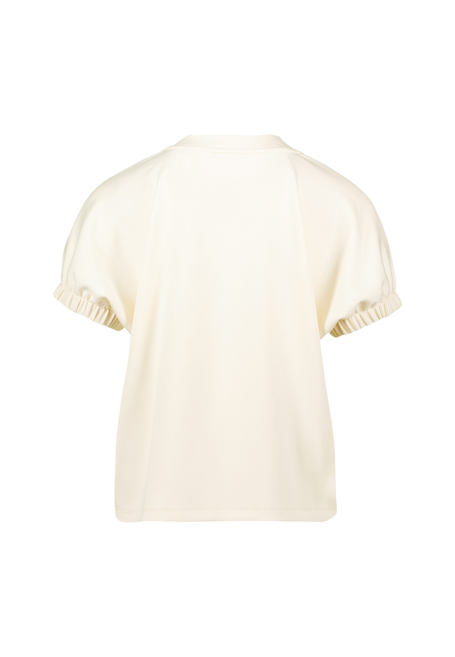 Zero Sweatshirt »Sweat-T-Shirt mit gerafften Ärmeln«