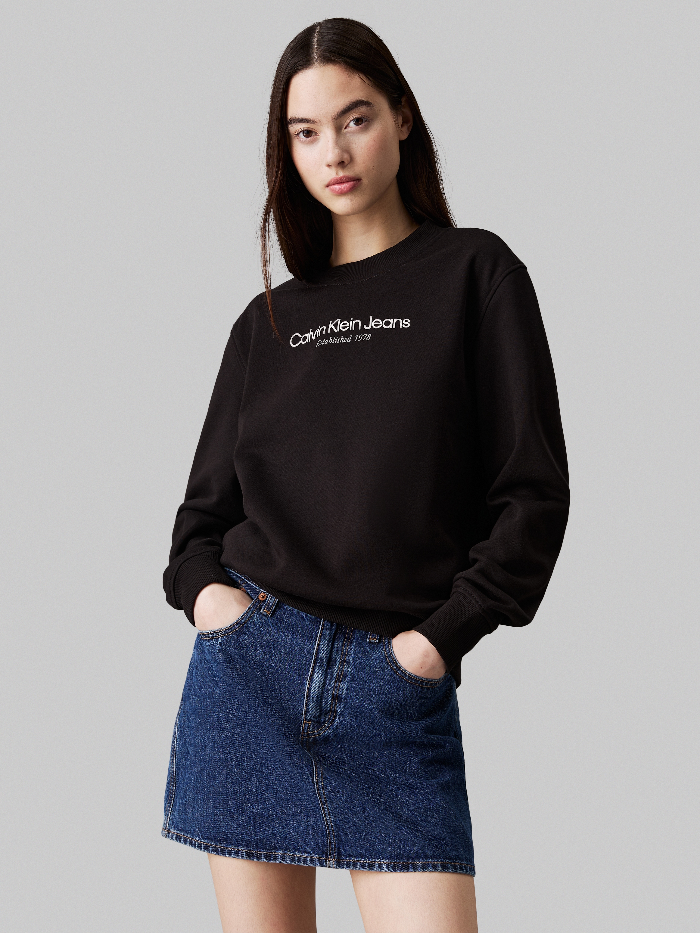 Sweatshirt »INSTITUTIONAL GRAPHIC REG CN«, mit Logoschriftzug