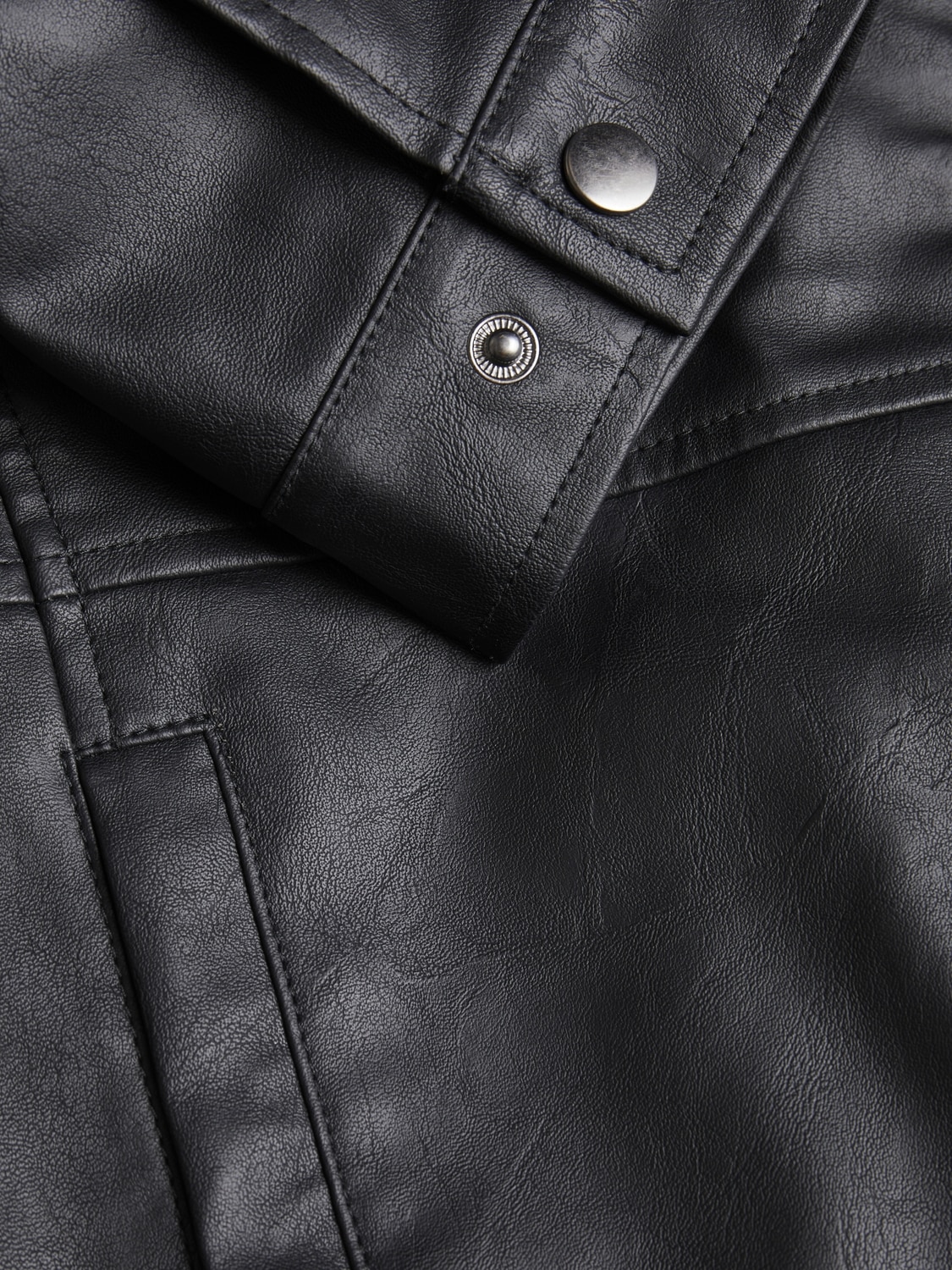 Jack & Jones Lederimitatjacke »JJEDYLAN PU BIKER JACKET NOOS«