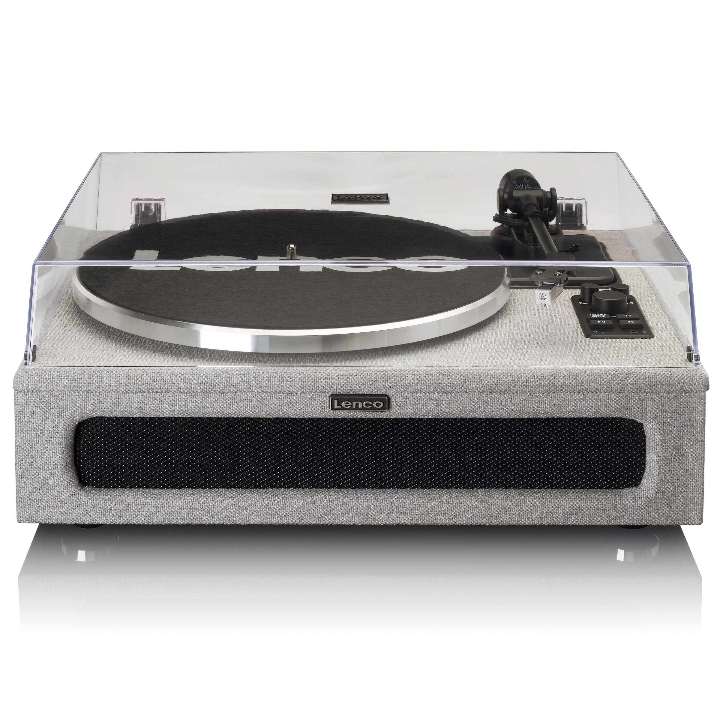 Lenco Plattenspieler »LS-440 grau/anthrazit«, Lautsprecher integriert, Bluetooth